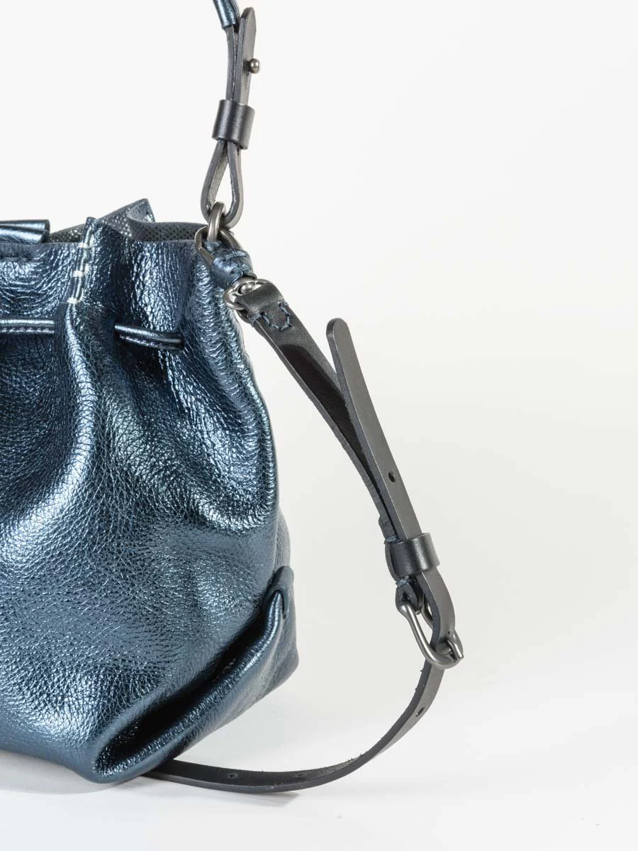 small magnolia bag - metal notte - Image 4
