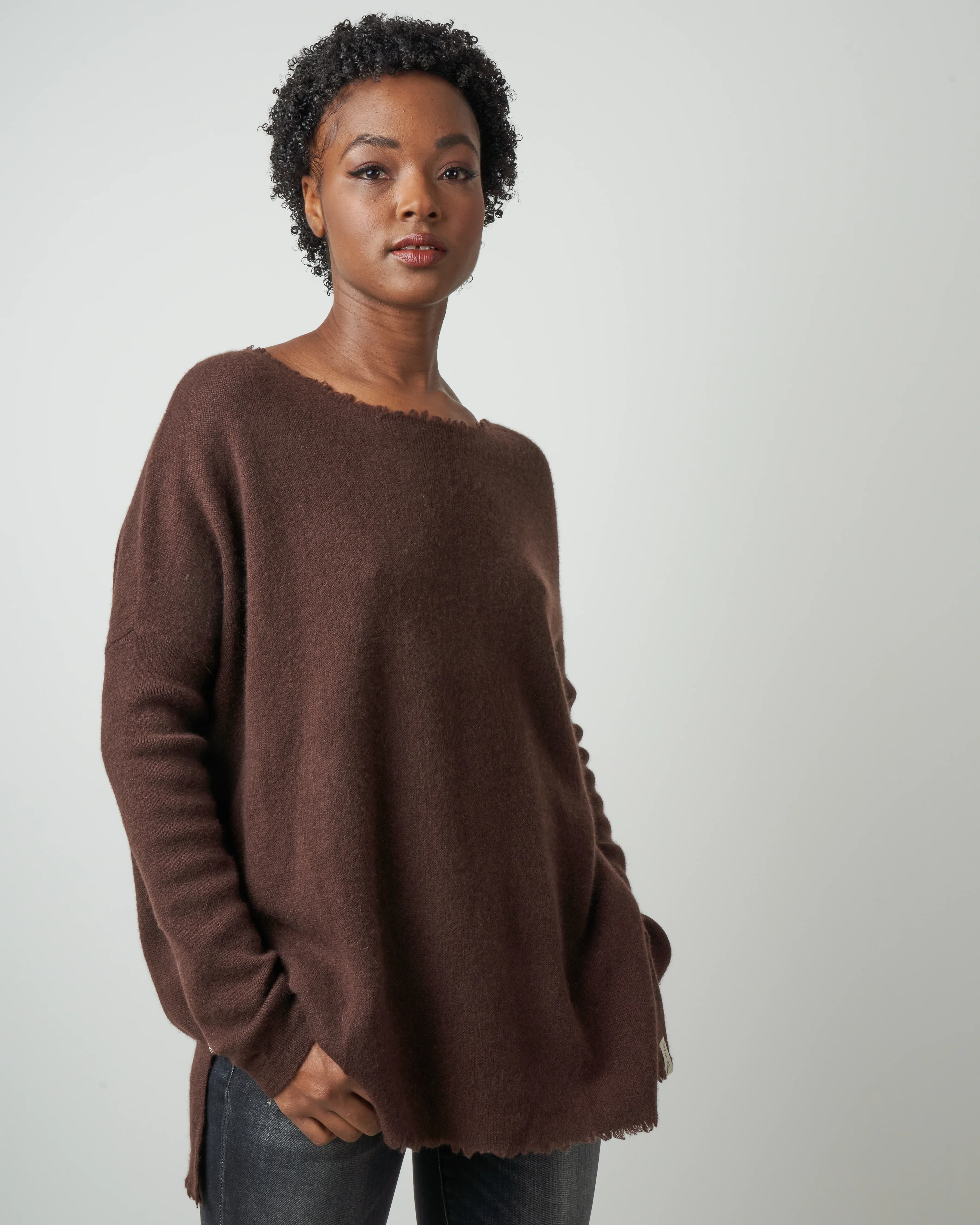 fringed tunic - brownie - Image 3