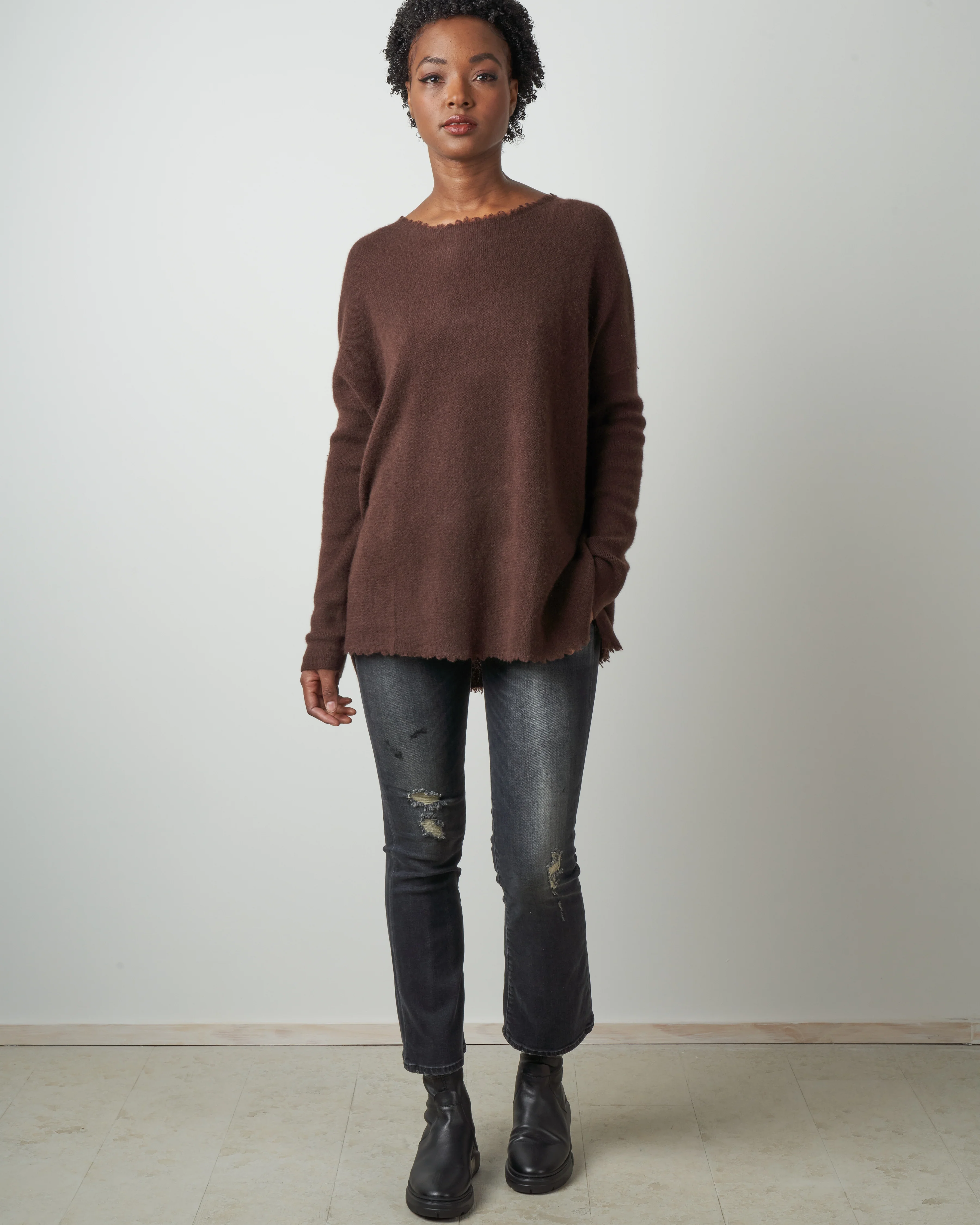 fringed tunic - brownie - Image 4