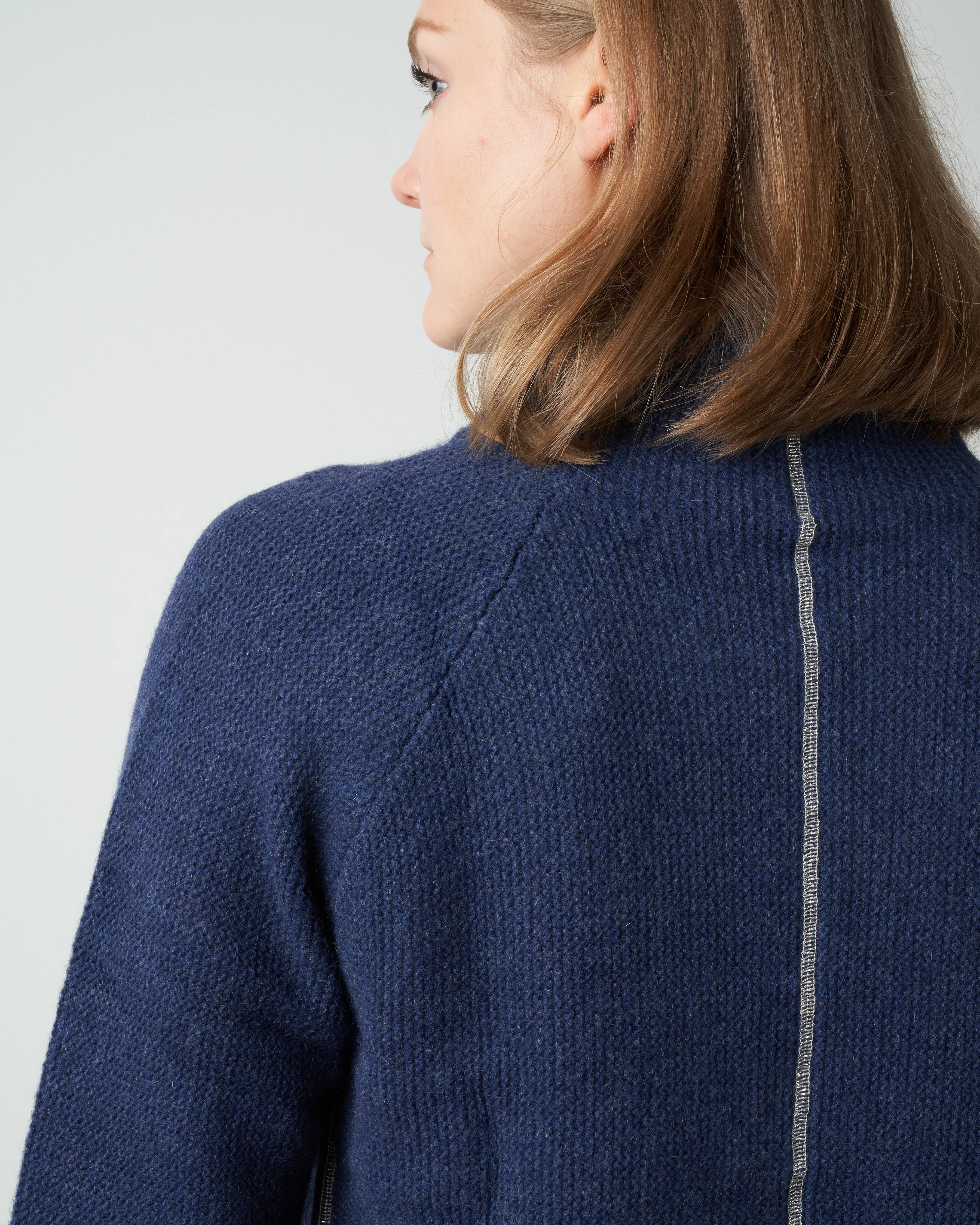 jersey seed stitch funnel - indigo - Image 5