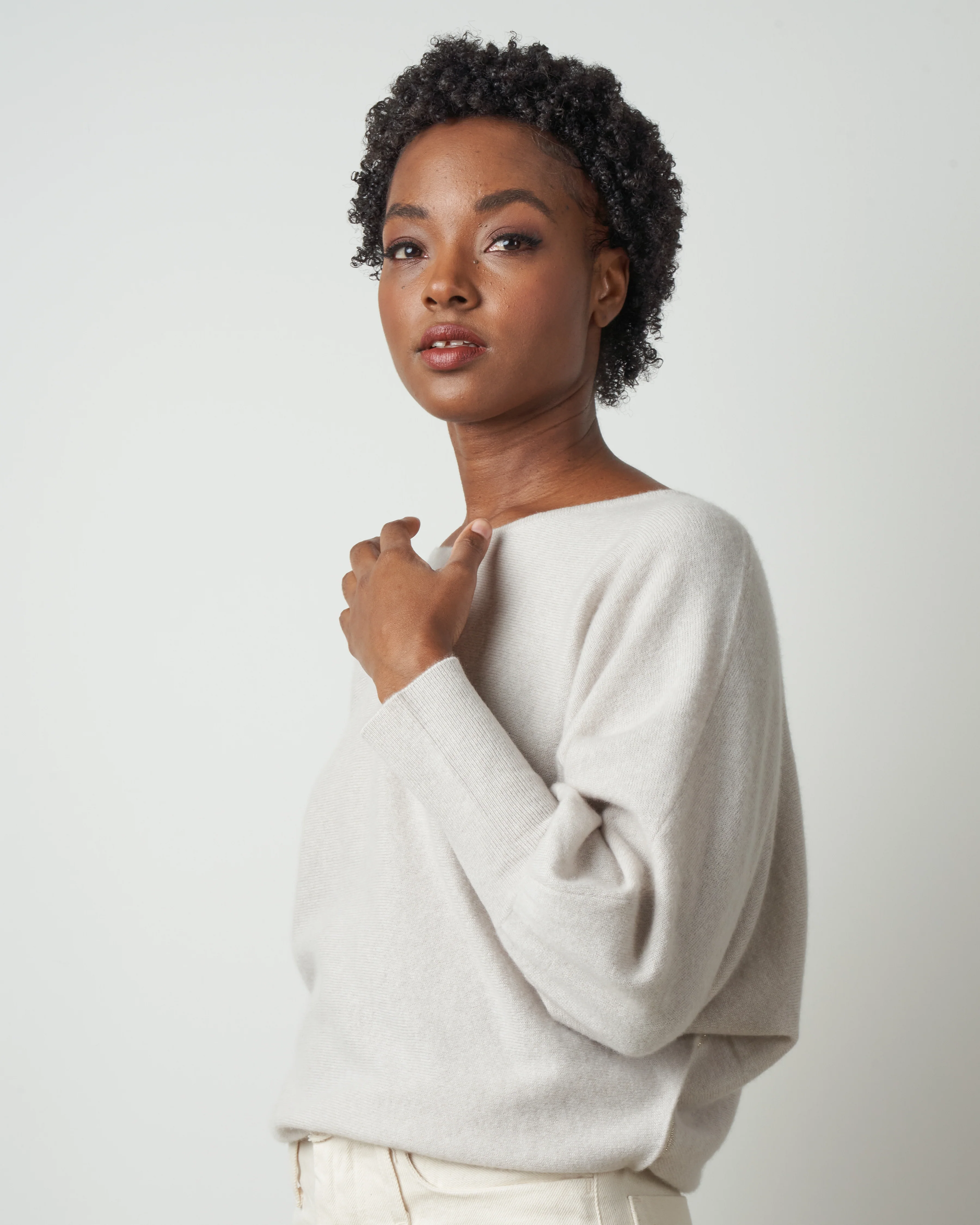 v-neck dolman - fog - Image 3