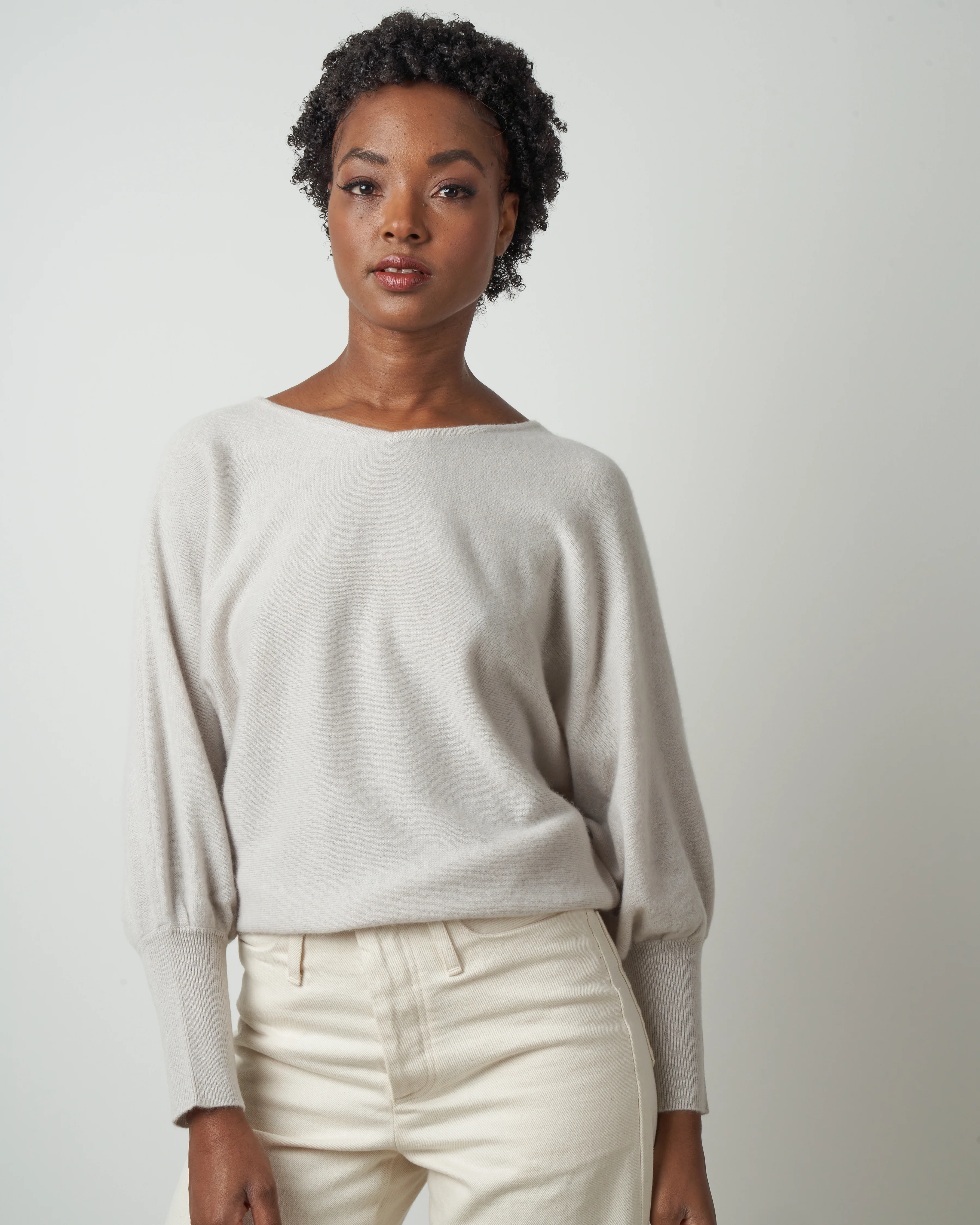 v-neck dolman - fog - Image 4