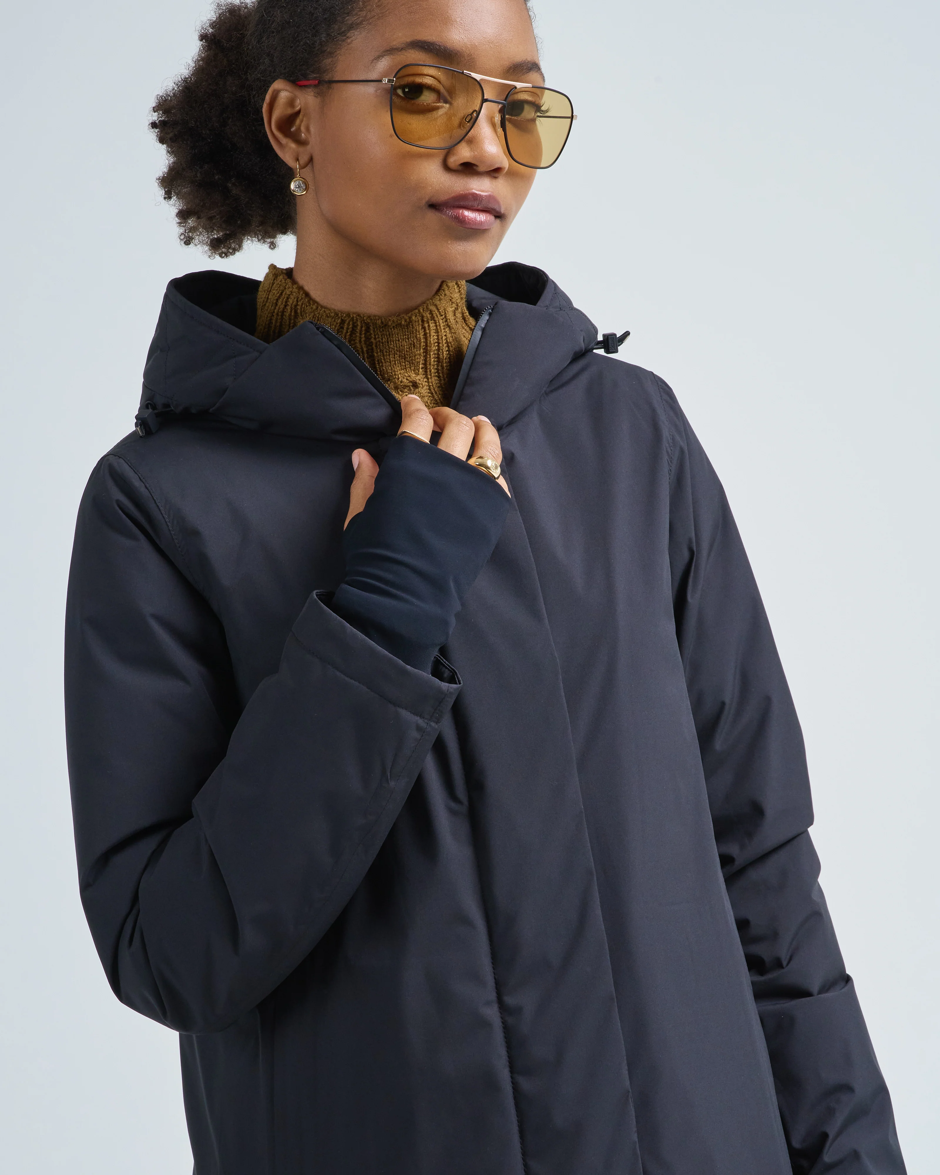 2 layer windstopper city trench w/ hood - Image 2