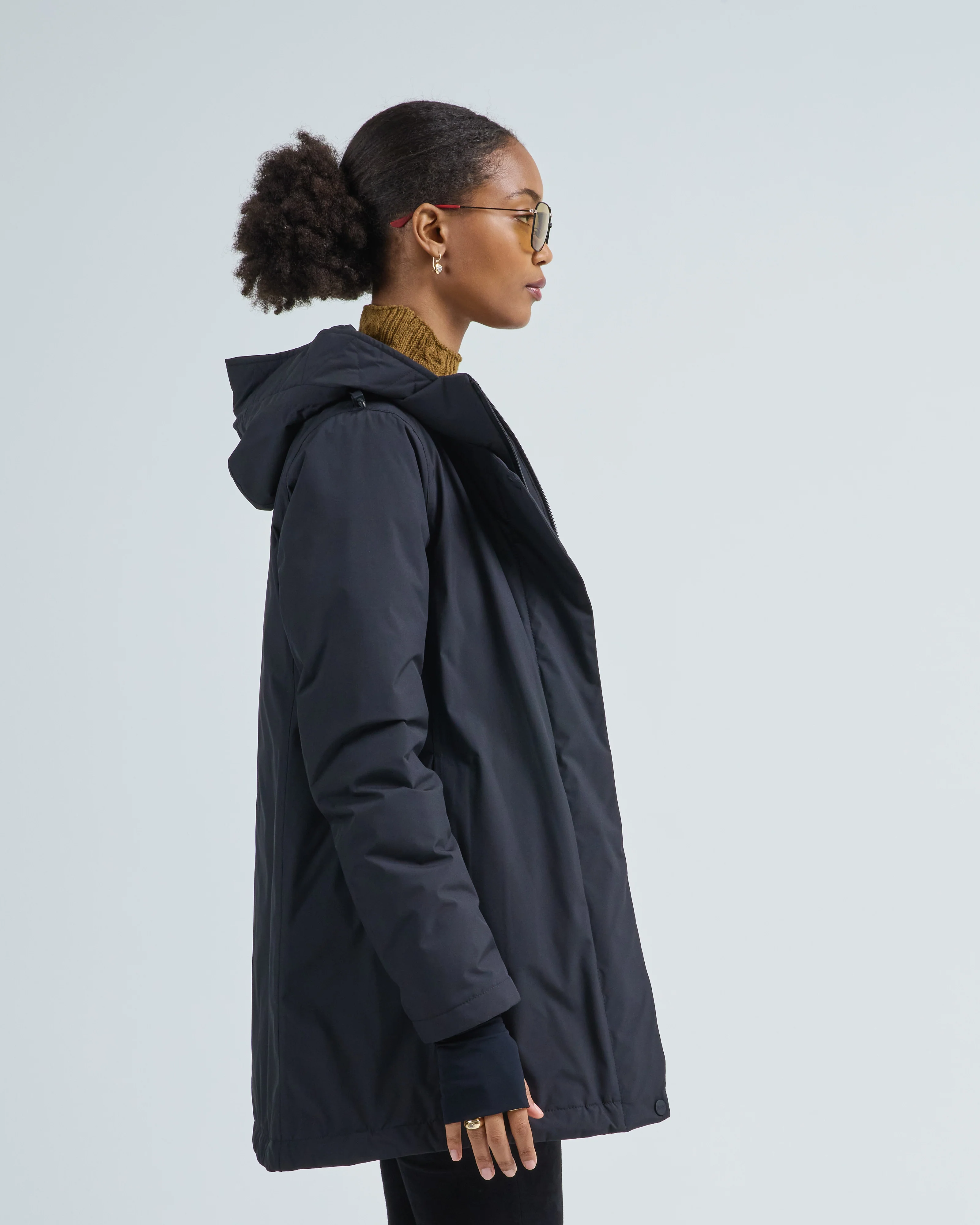2 layer windstopper city trench w/ hood - Image 4