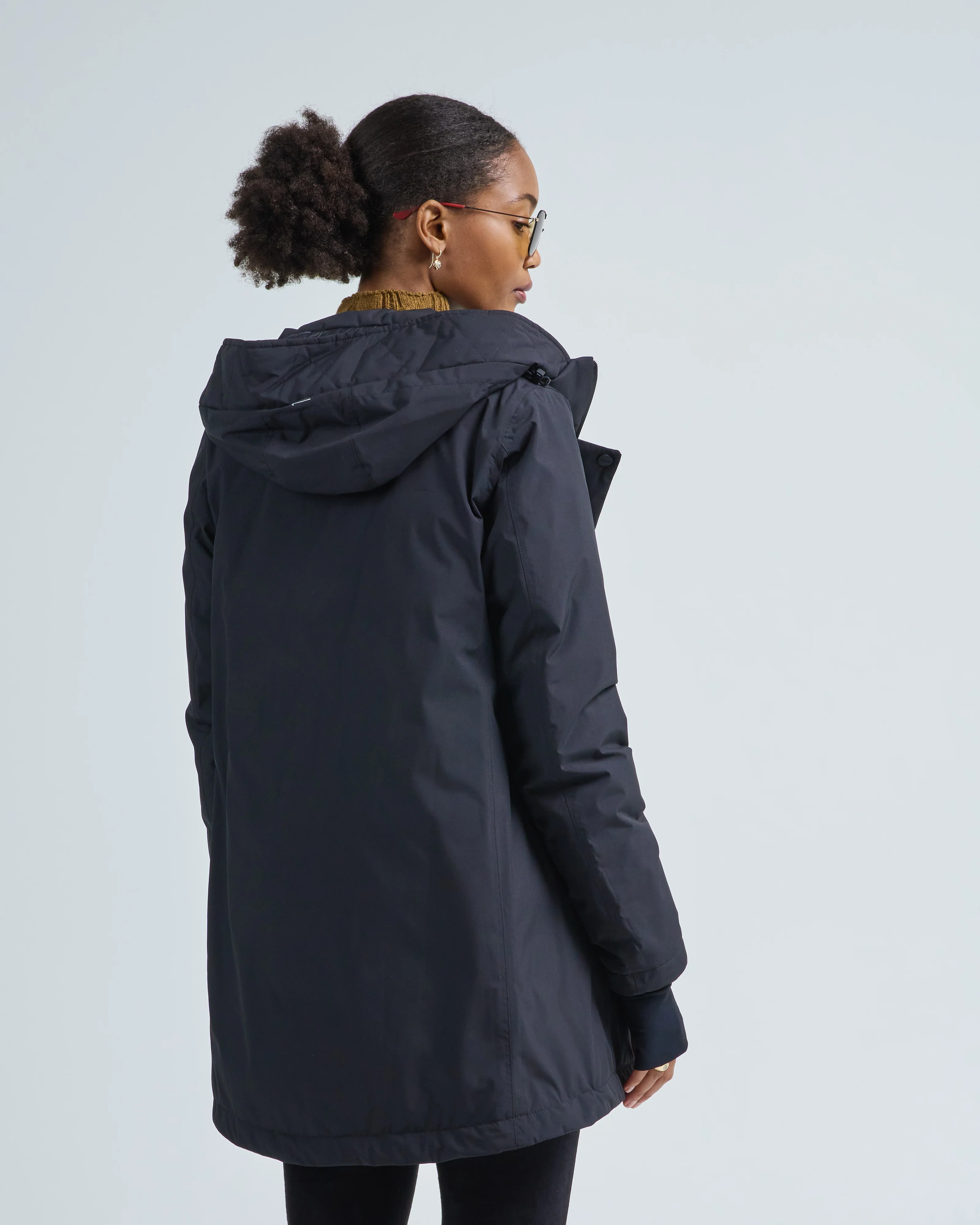 2 layer windstopper city trench w/ hood - Image 5
