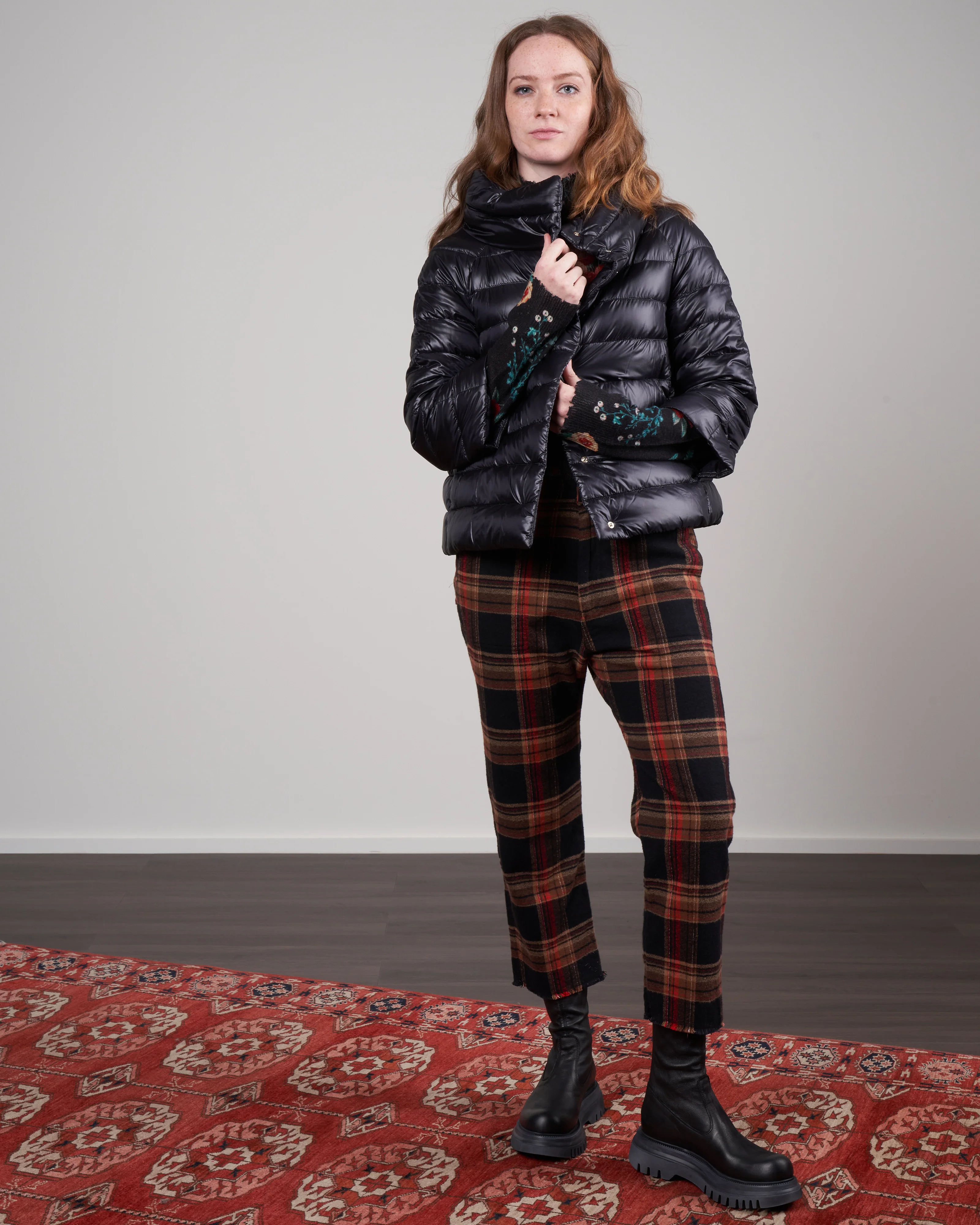 3/4 sleeve jacket - black - Image 2