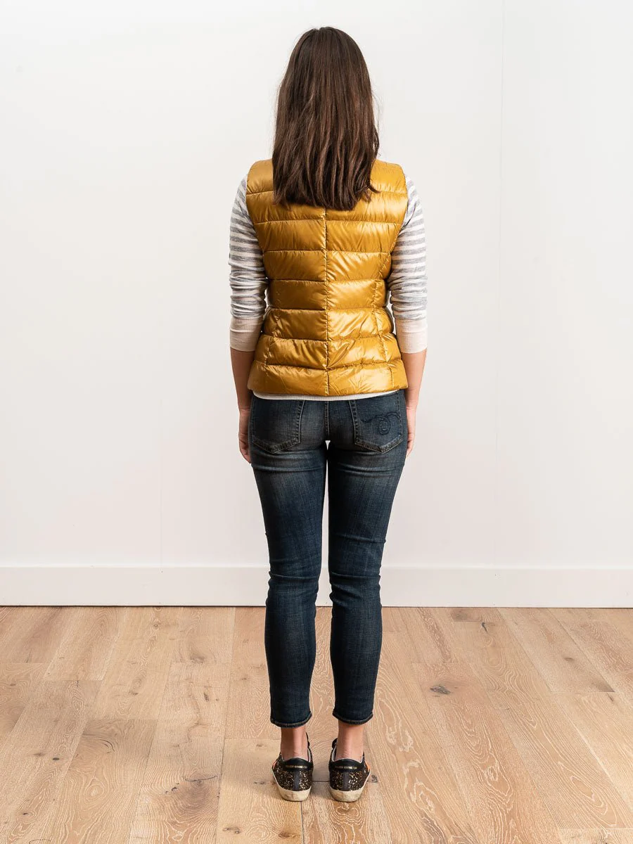 basic vest - mustard - Image 3