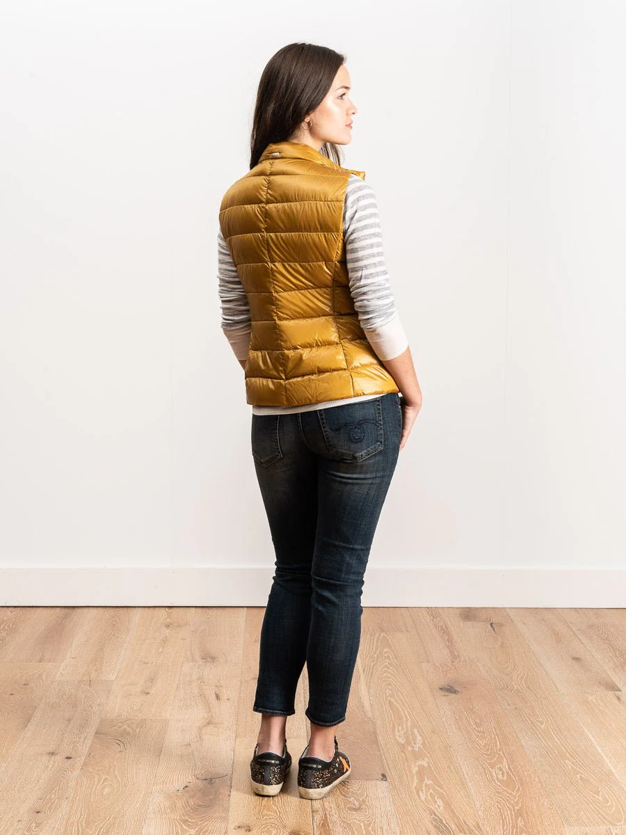 basic vest - mustard - Image 4