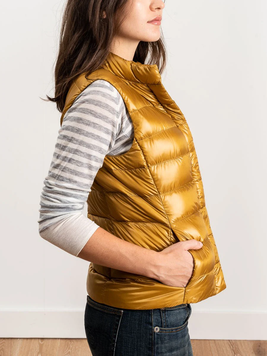 basic vest - mustard - Image 6