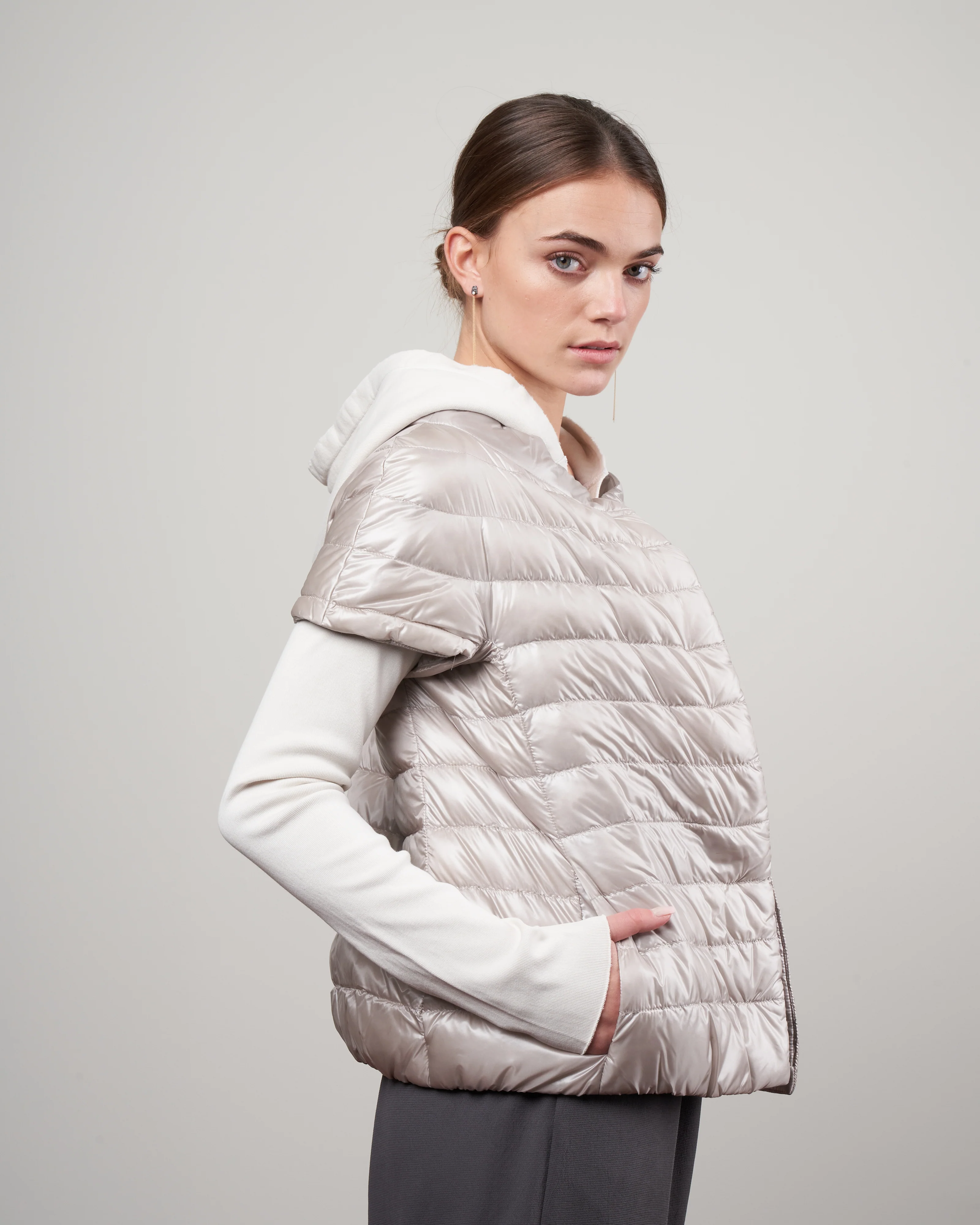 cap sleeve iconico - grigio perla - Image 3