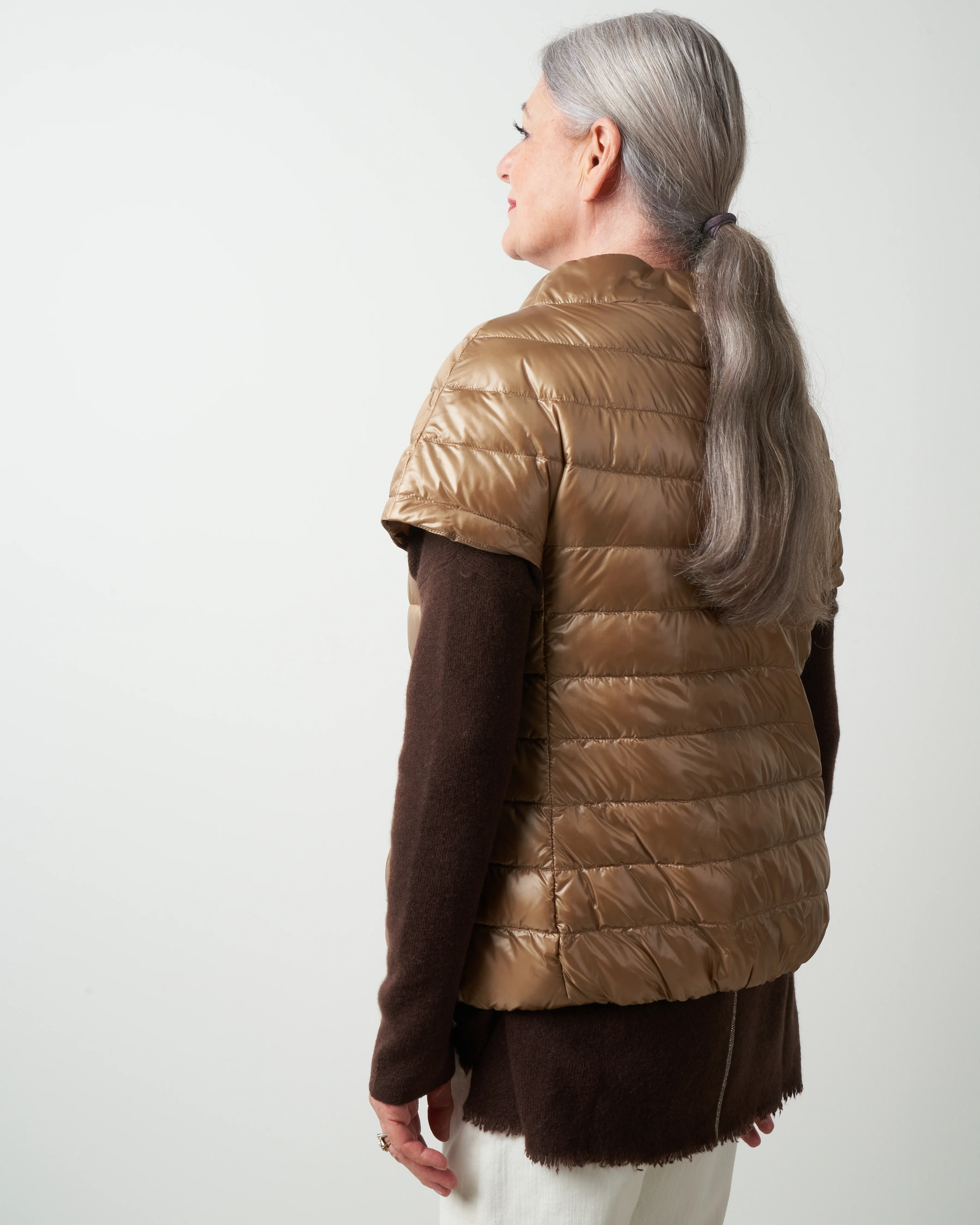 cap sleeve iconico - camello - Image 2
