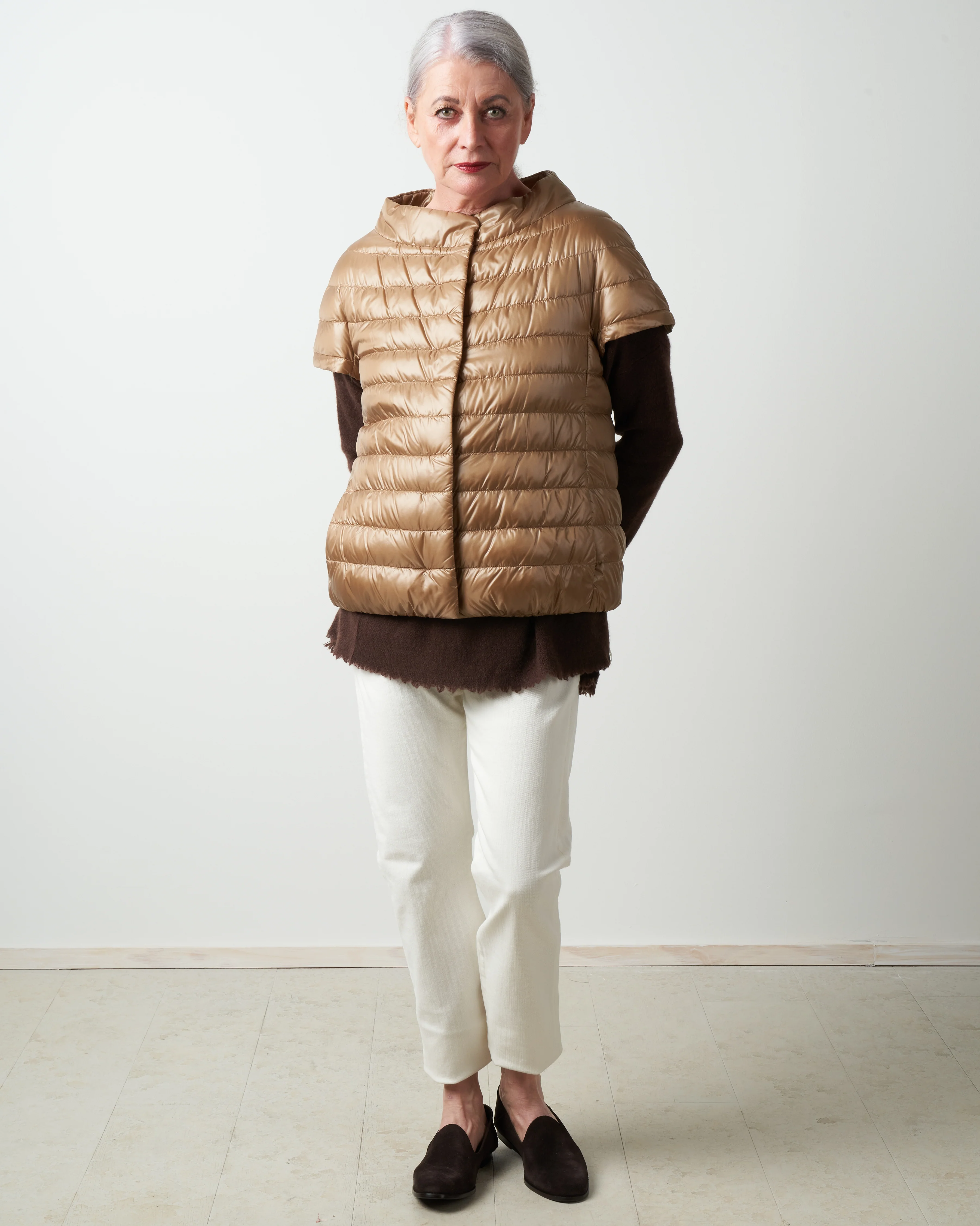 cap sleeve iconico - camello - Image 4