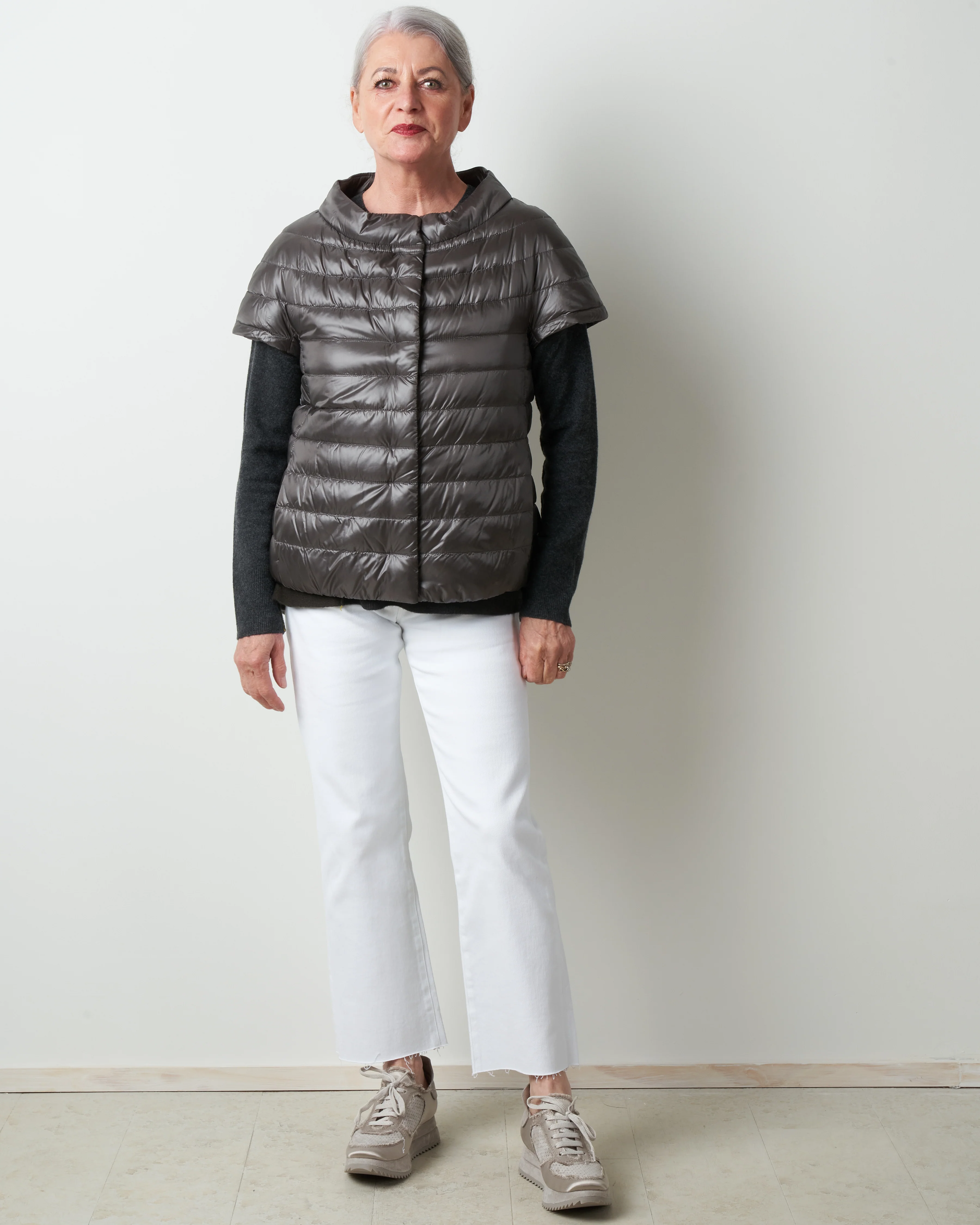 cap sleeve iconico - grigio - Image 4