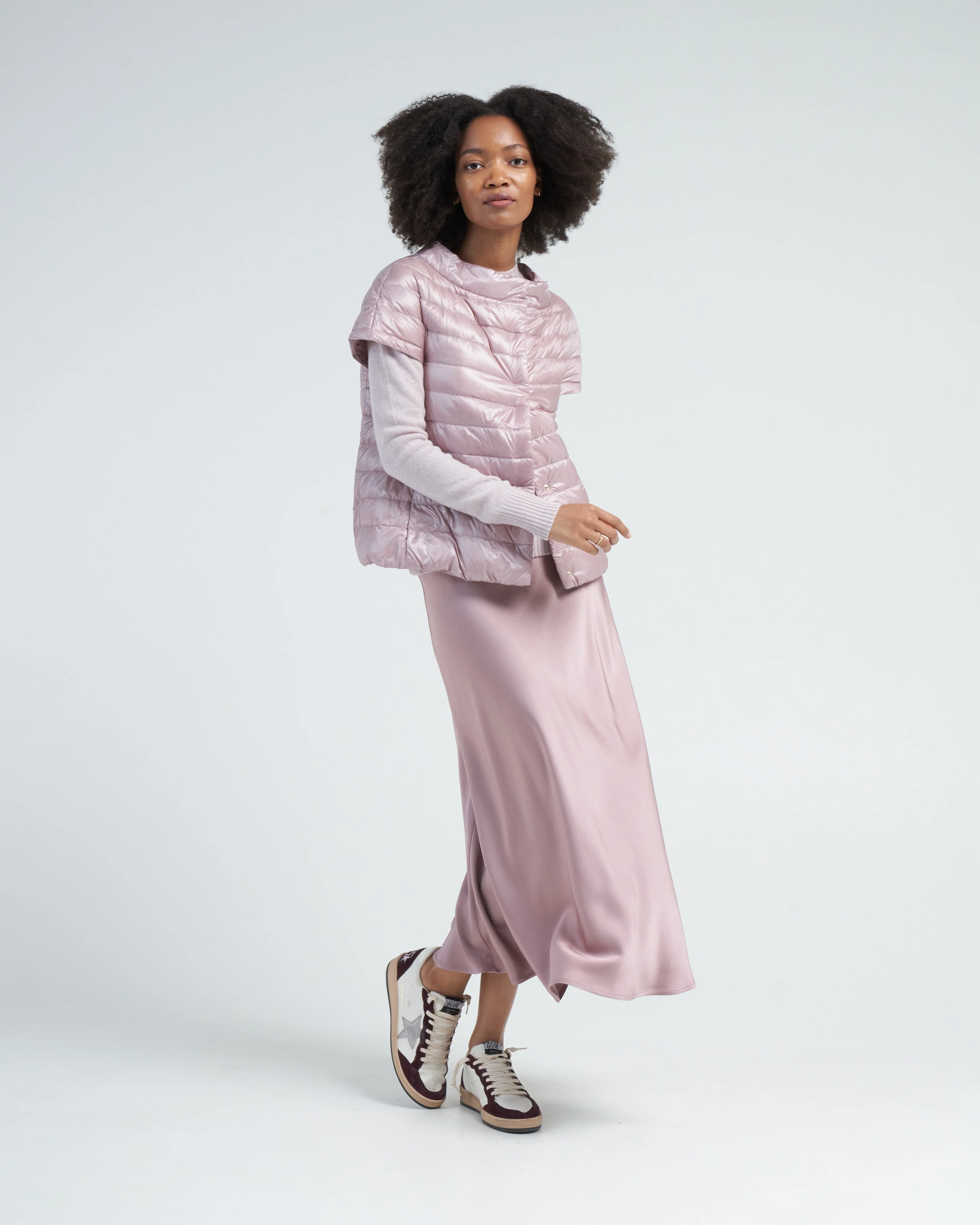 cashmere crew neck sweater - lilac - Image 2
