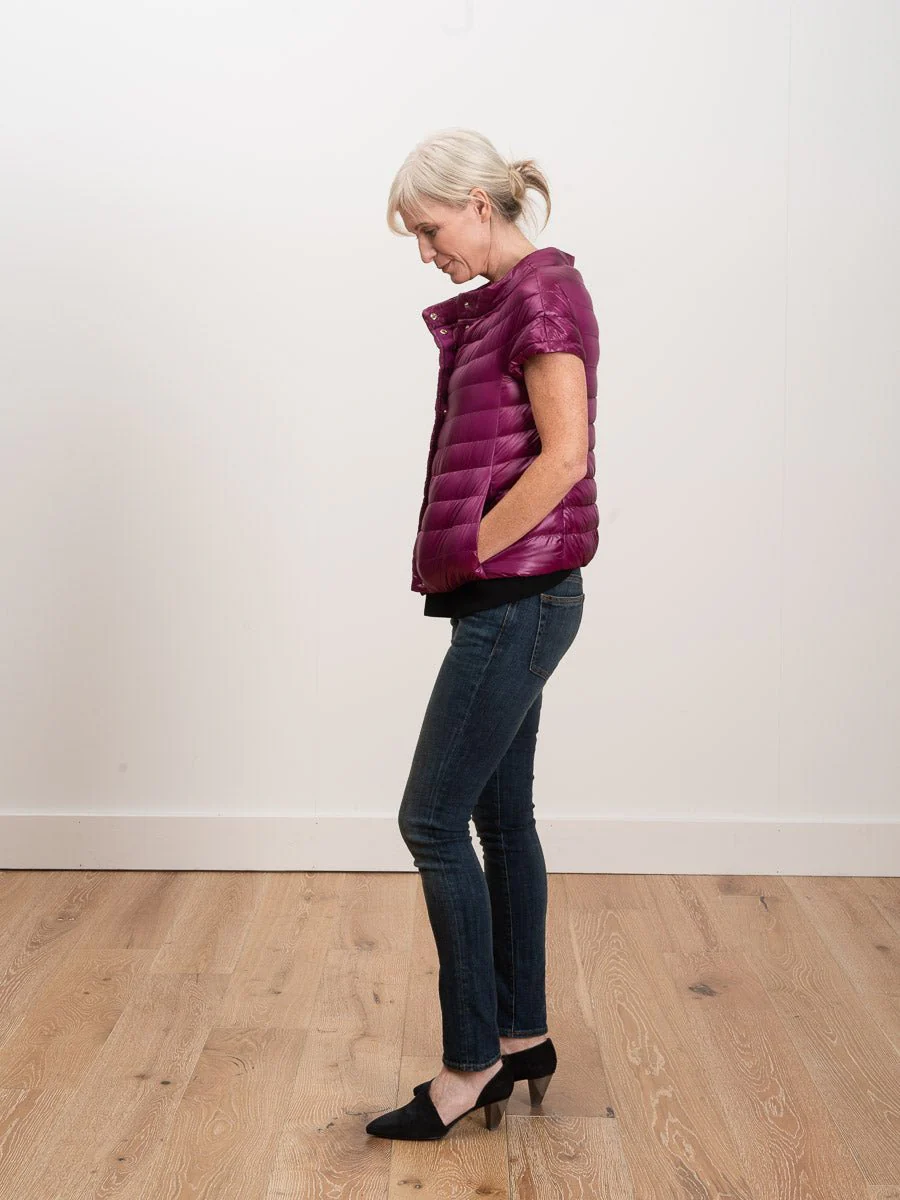 cap sleeve jacket - fuschia - Image 2