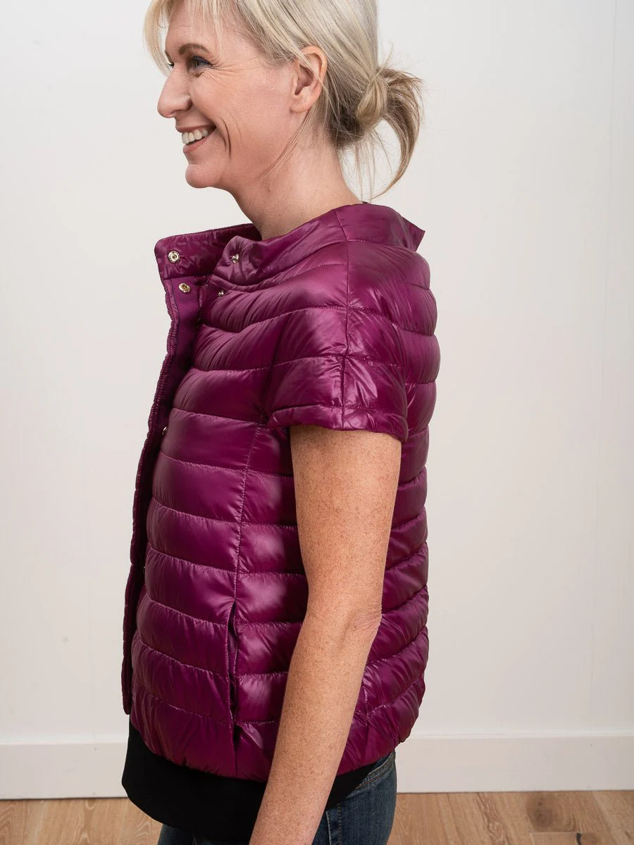 cap sleeve jacket - fuschia - Image 5