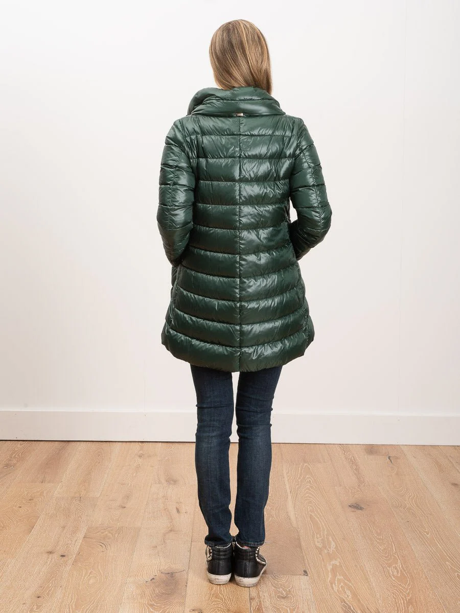hi lo a-line jacket - evergreen - Image 5