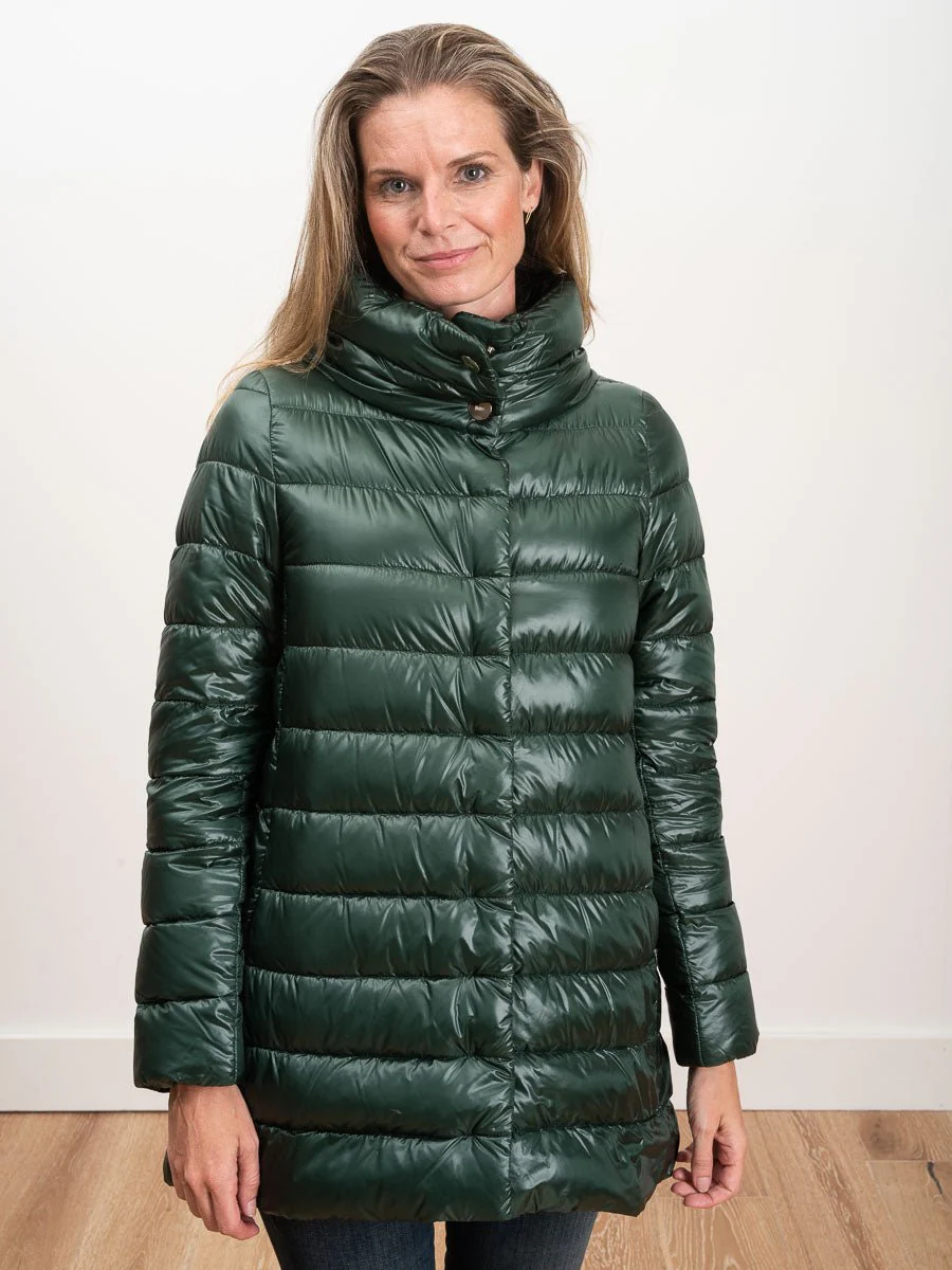 hi lo a-line jacket - evergreen - Image 6