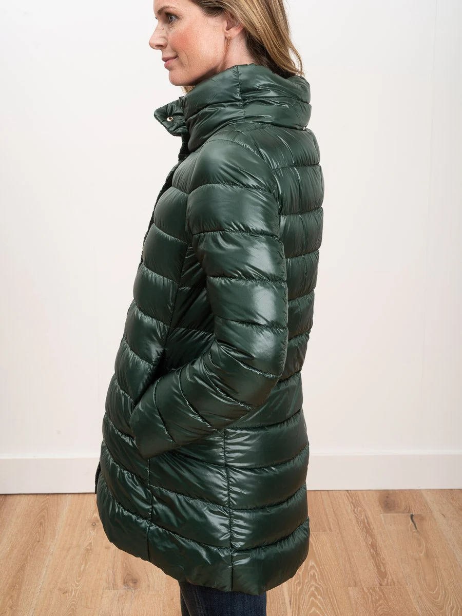 hi lo a-line jacket - evergreen - Image 7
