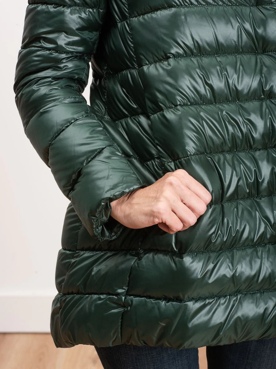 hi lo a-line jacket - evergreen - Image 9