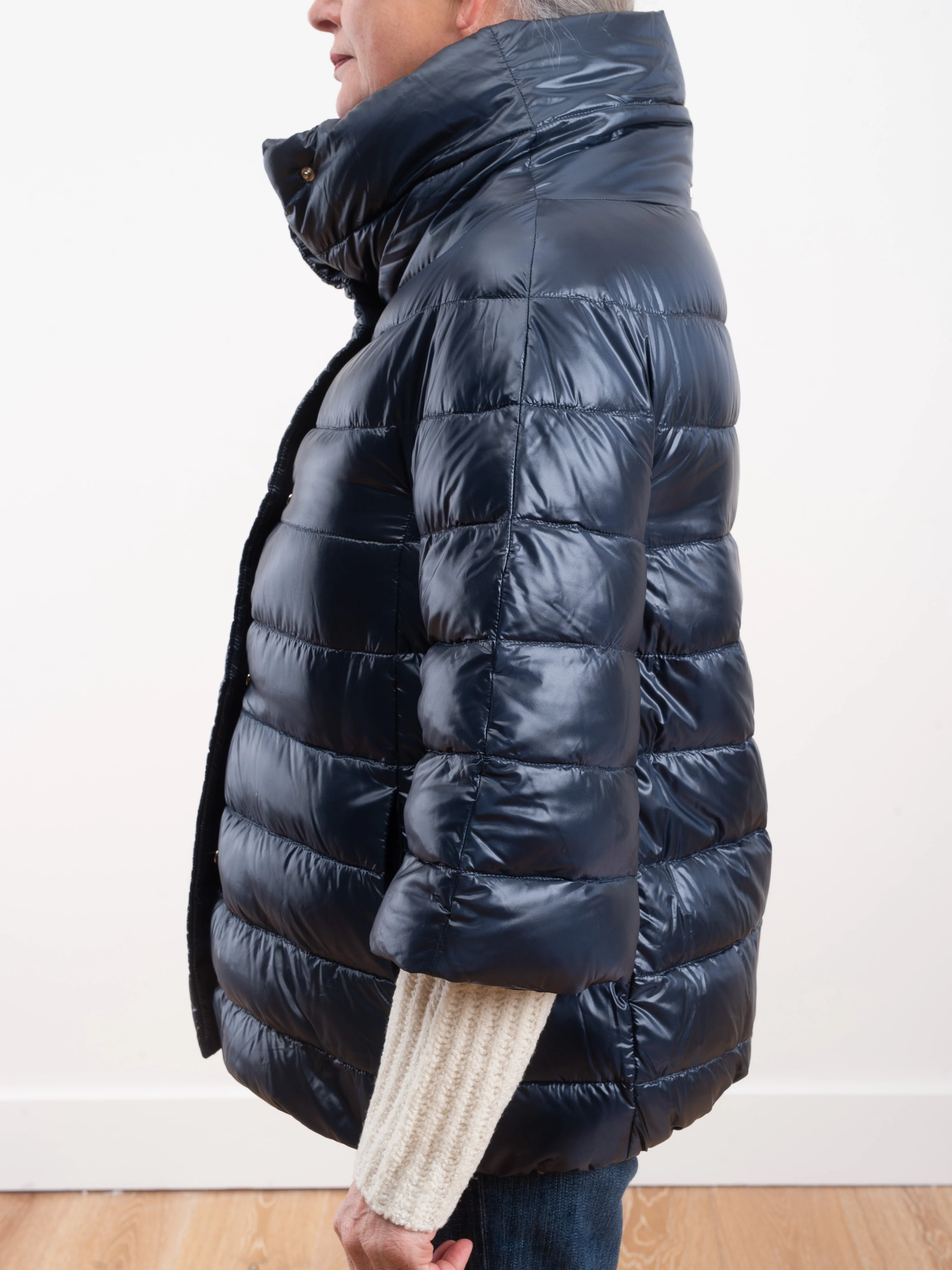 cocoon basic jacket - new navy - Image 3
