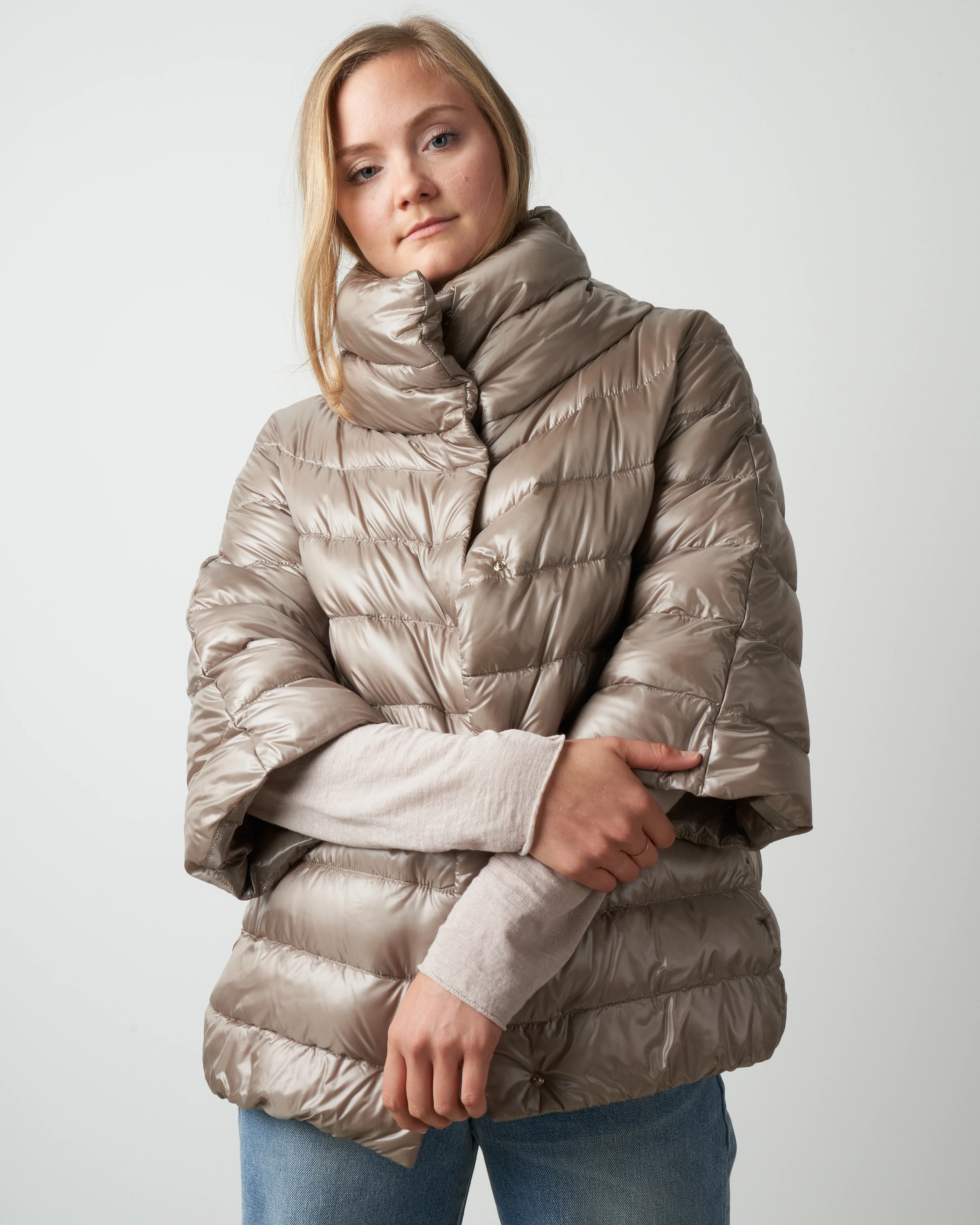cocoon basic jacket - taupe - Image 2
