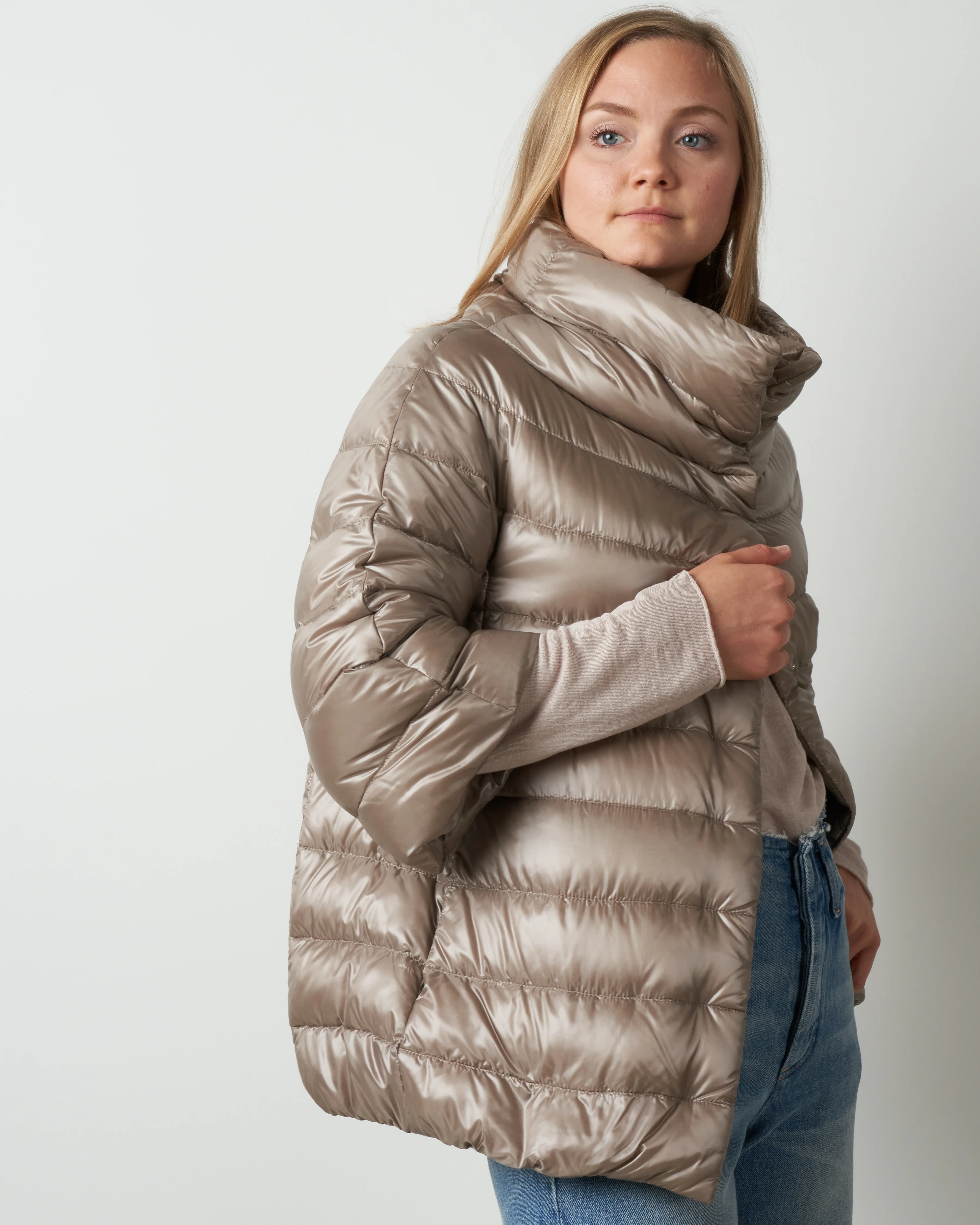 cocoon basic jacket - taupe - Image 6