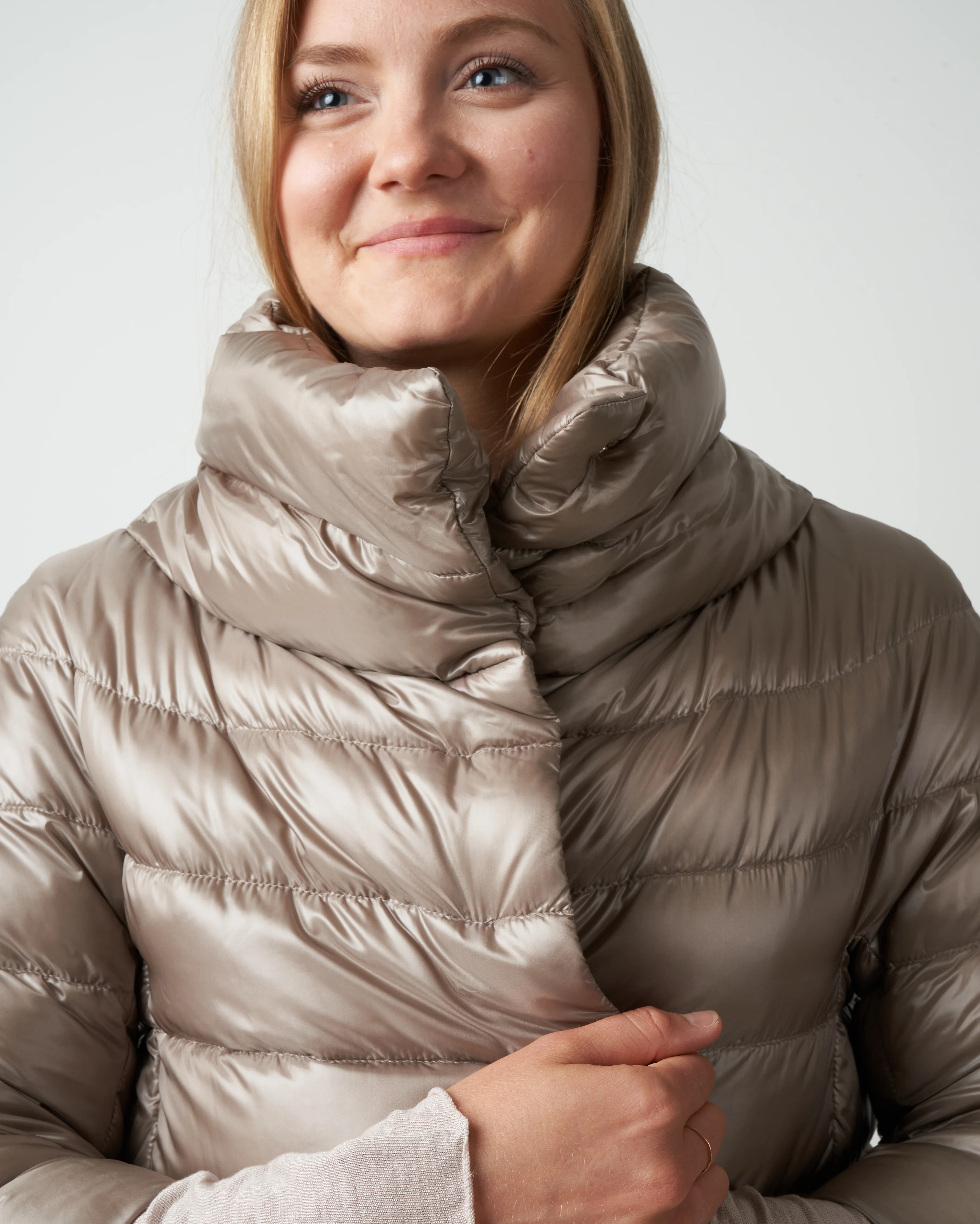 cocoon basic jacket - taupe - Image 7