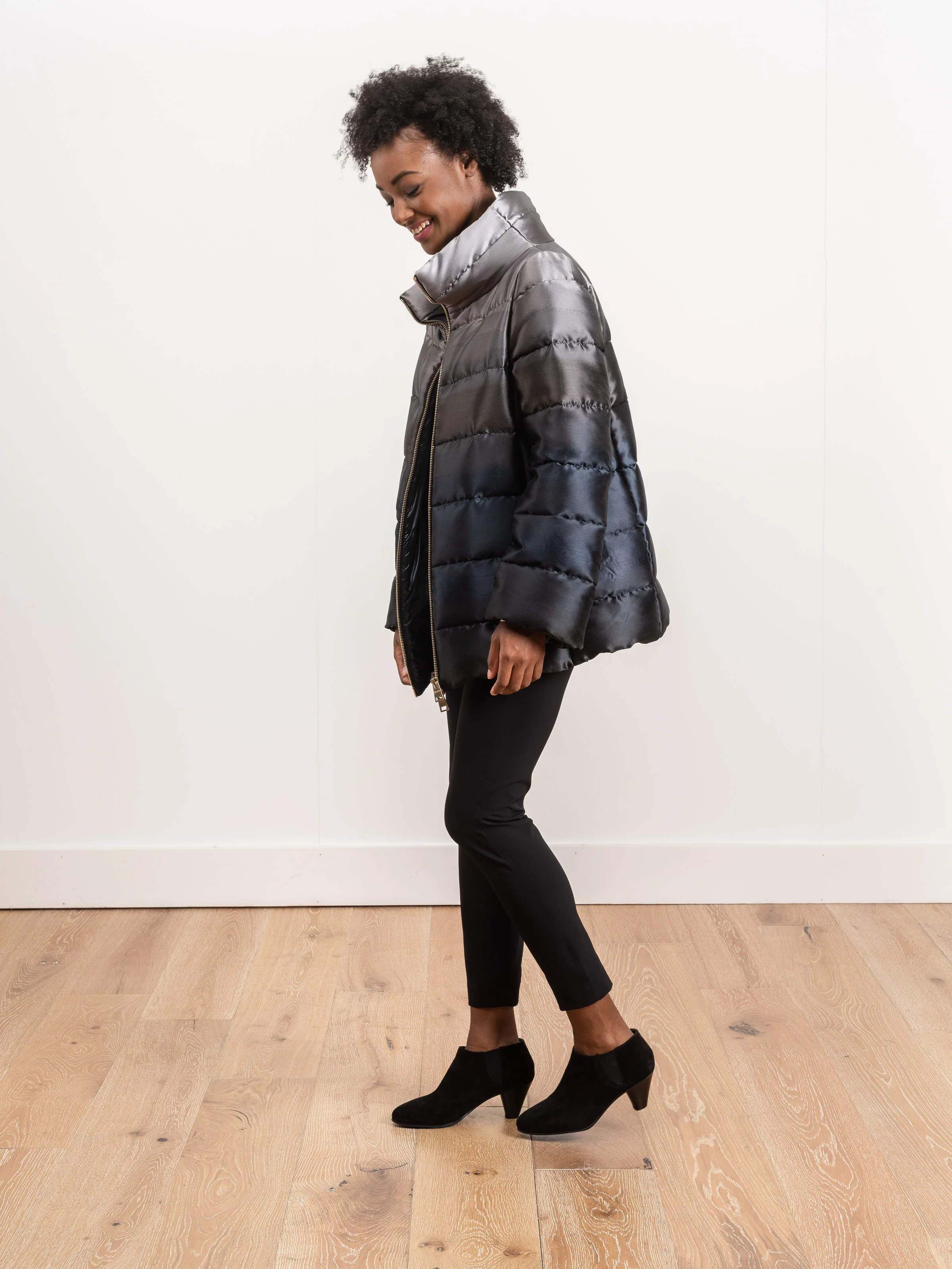 cocoon coat - ombre - Image 2