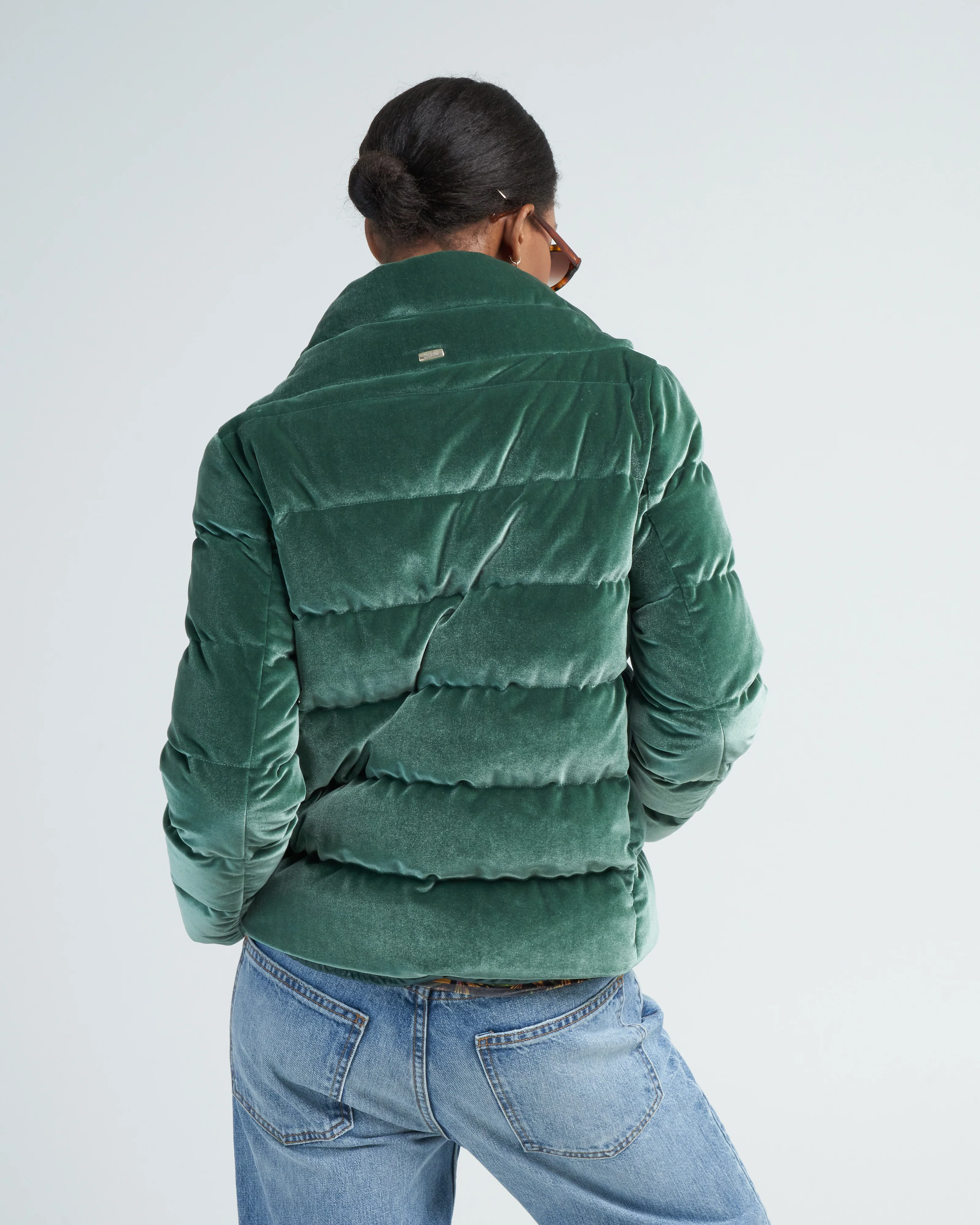 colour velvet bomber - Image 4