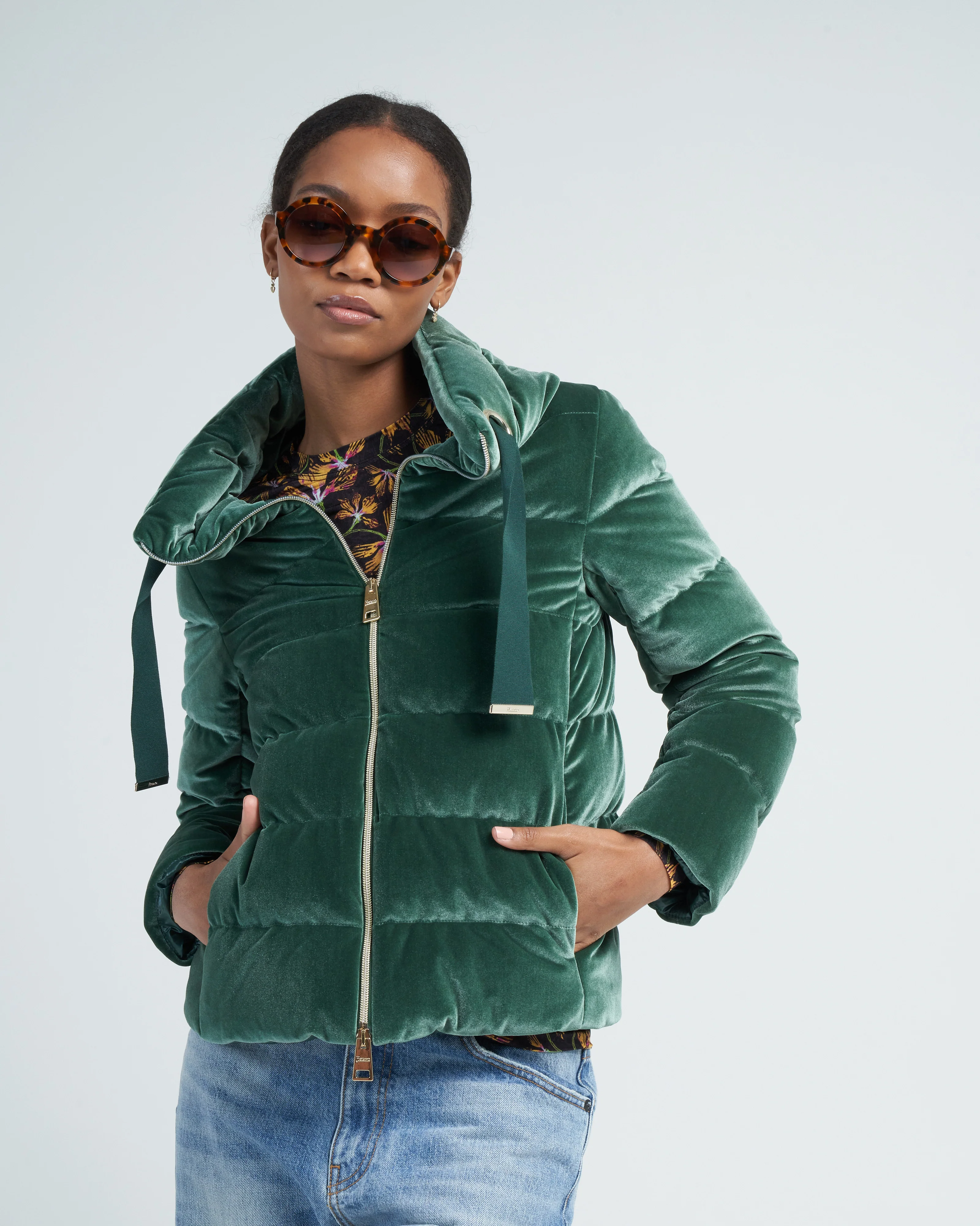 colour velvet bomber - Image 5