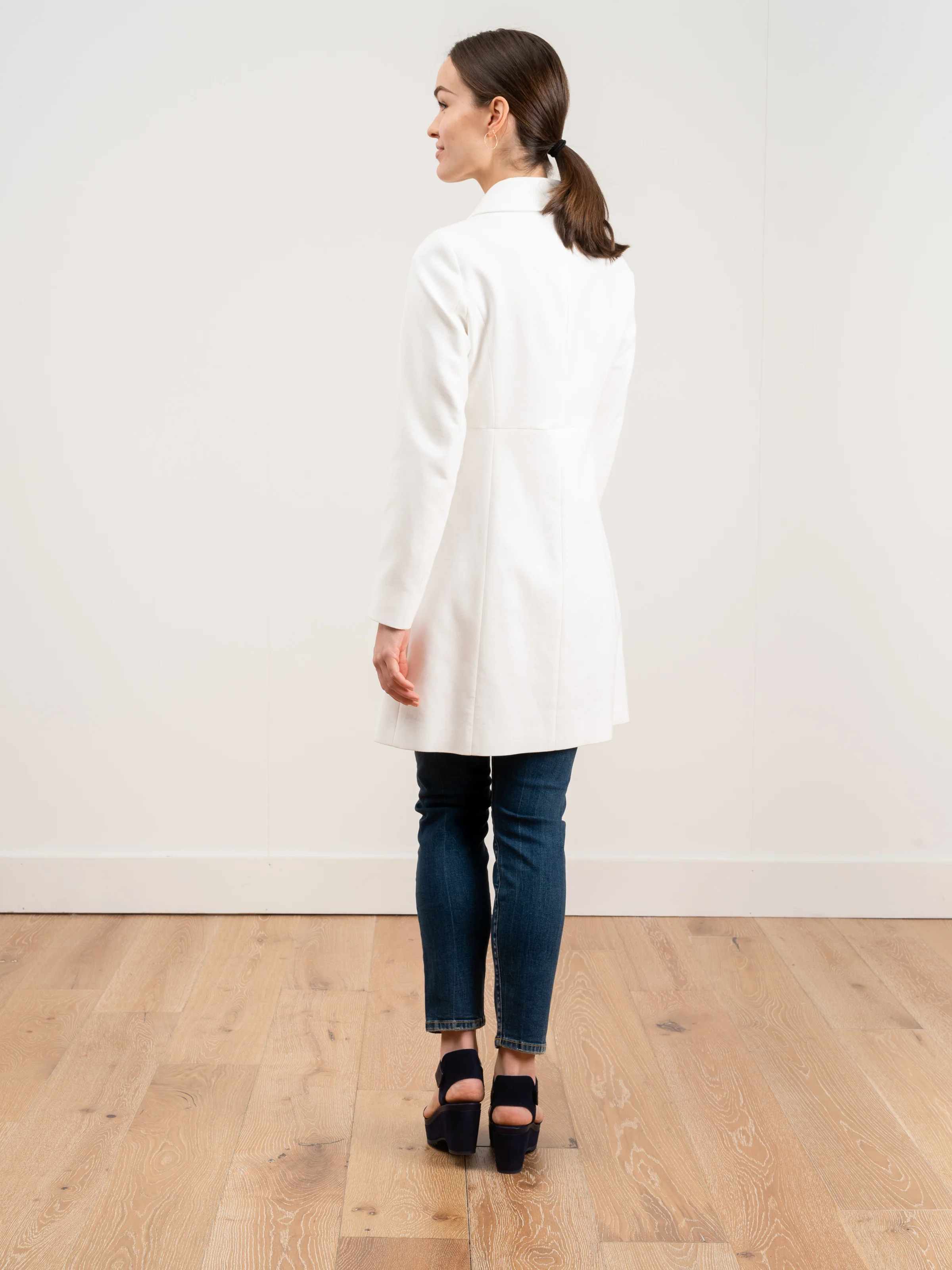 cotton fitted coat - Image 3