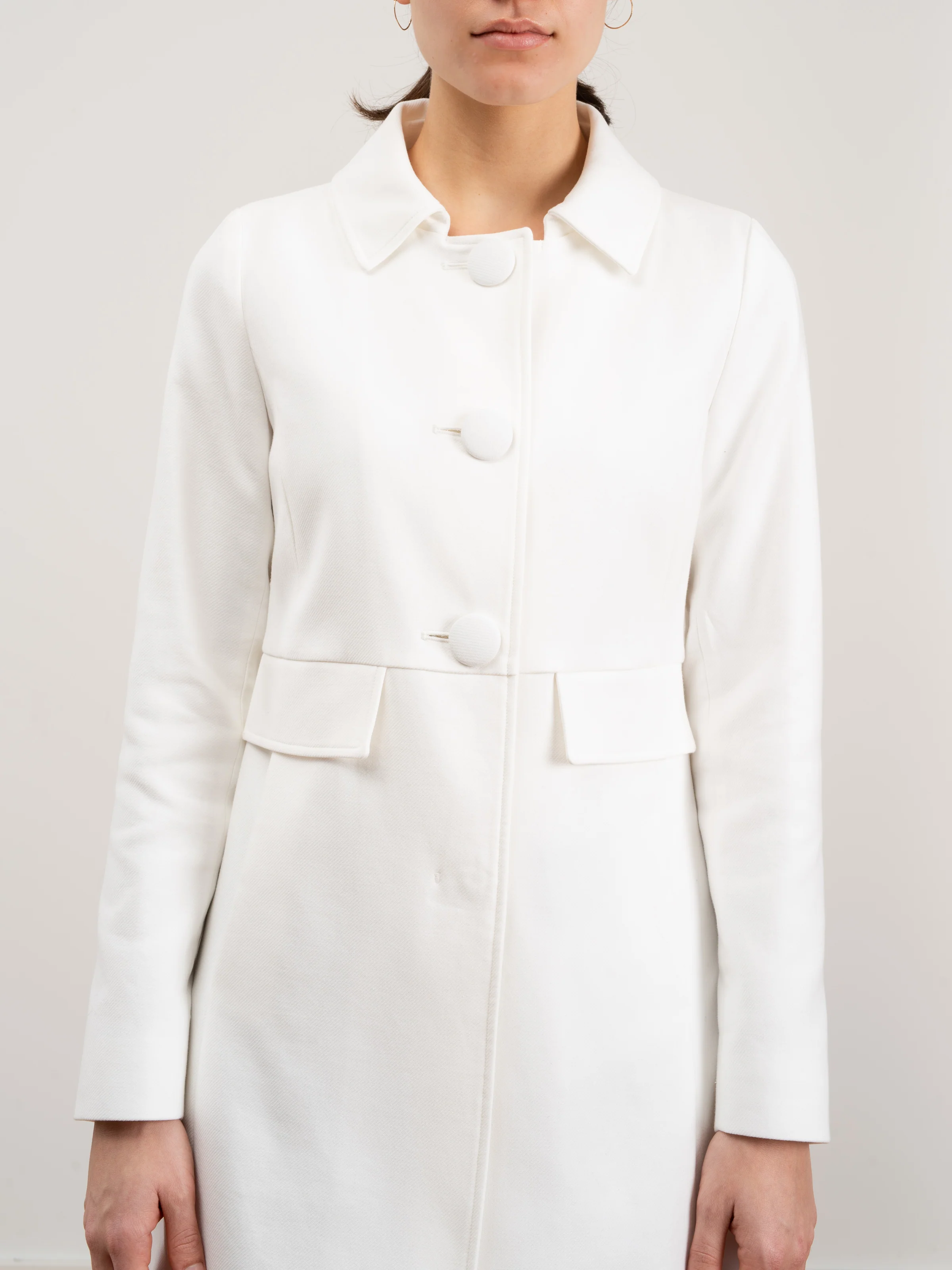 cotton fitted coat - Image 4