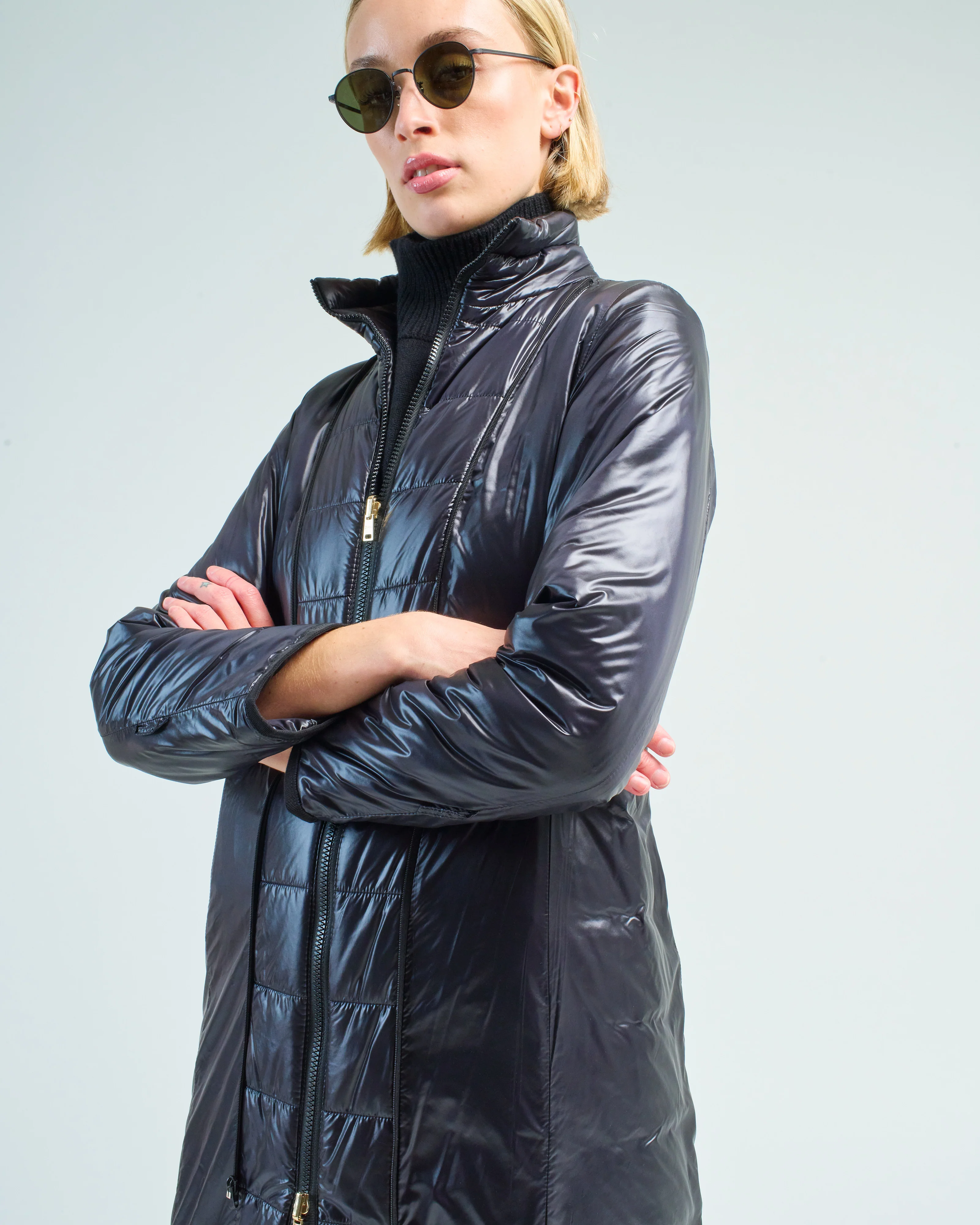 delon cotton double breasted trench 3 in 1 - Image 7