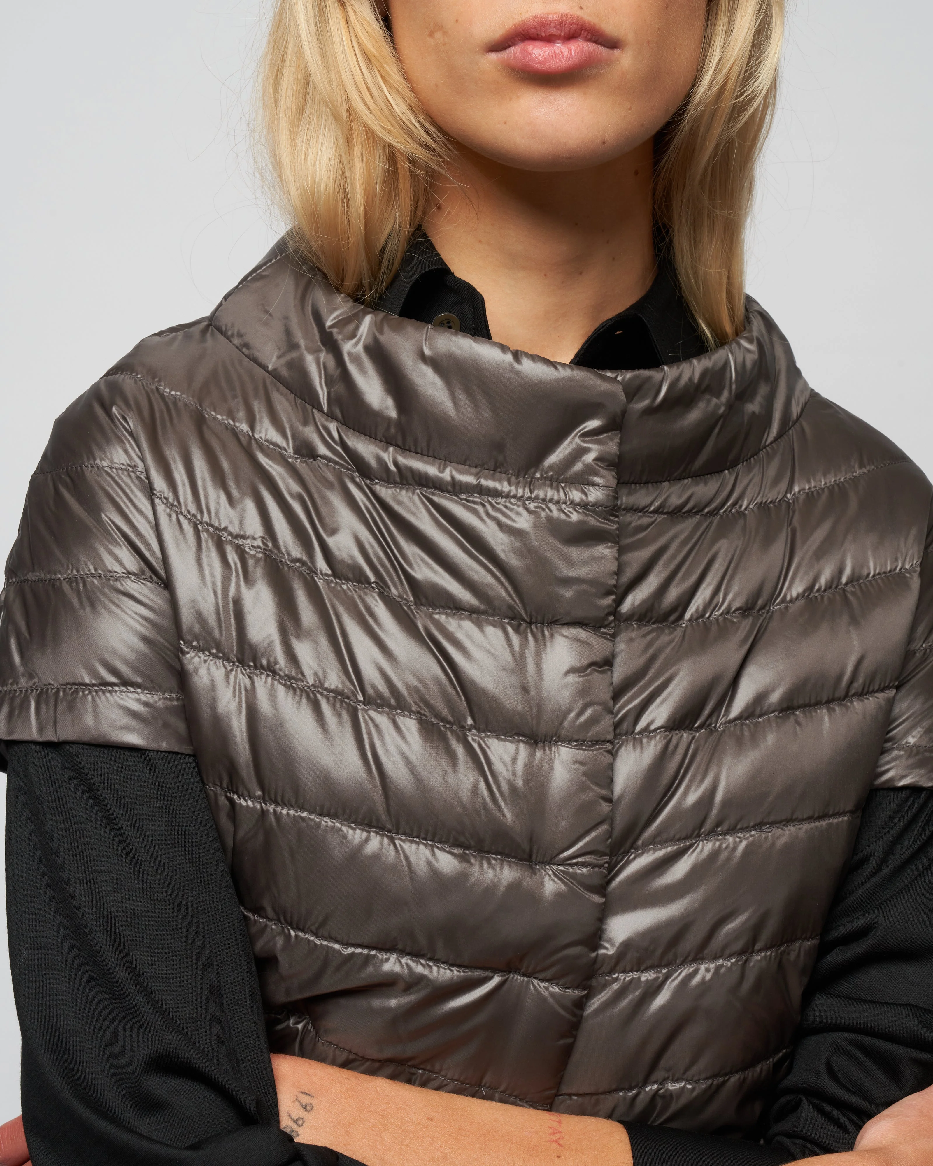 emilia ultralight cap sleeve - antracite - Image 5