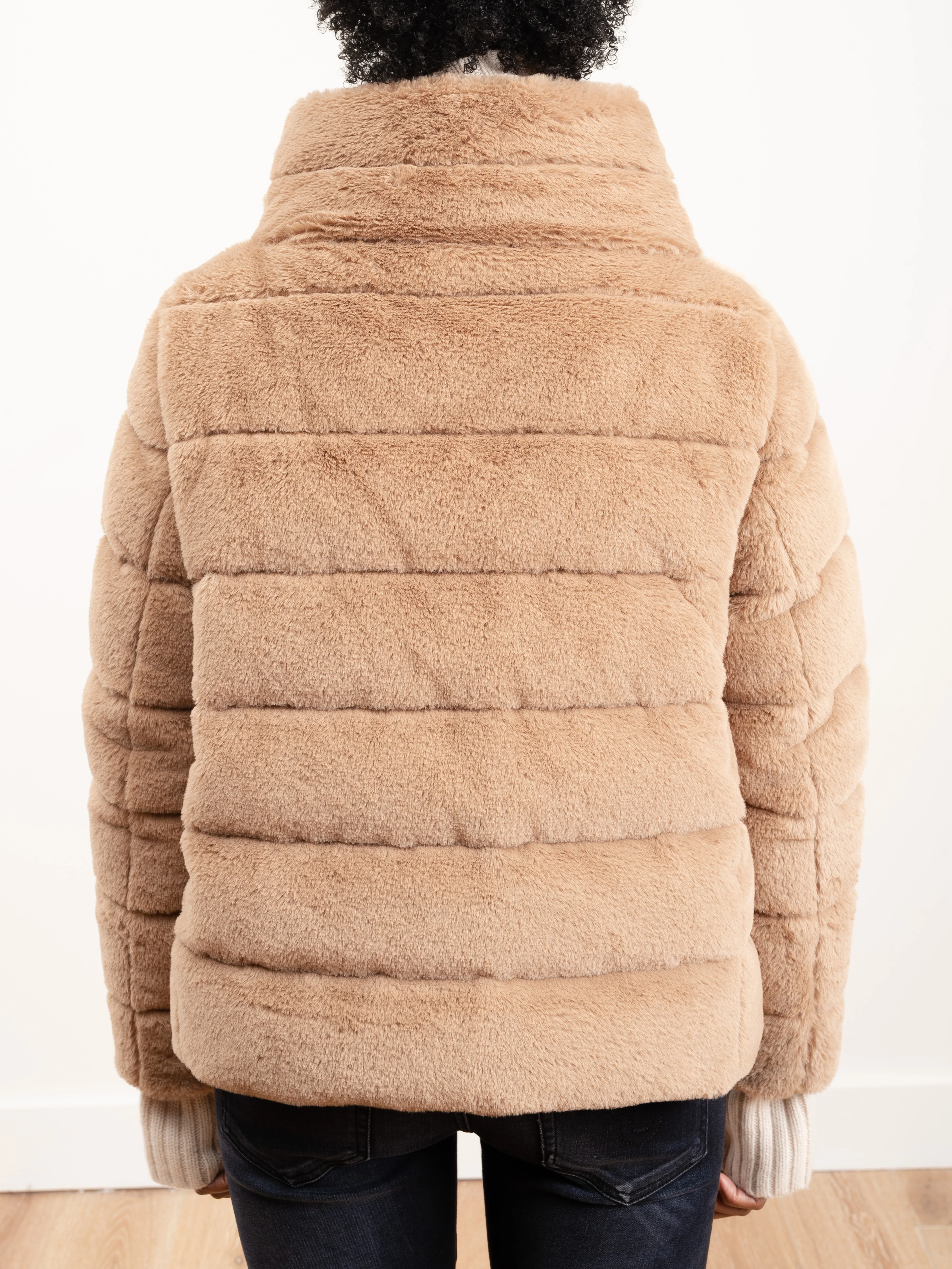 faux short jacket - camel 2150 - Image 4