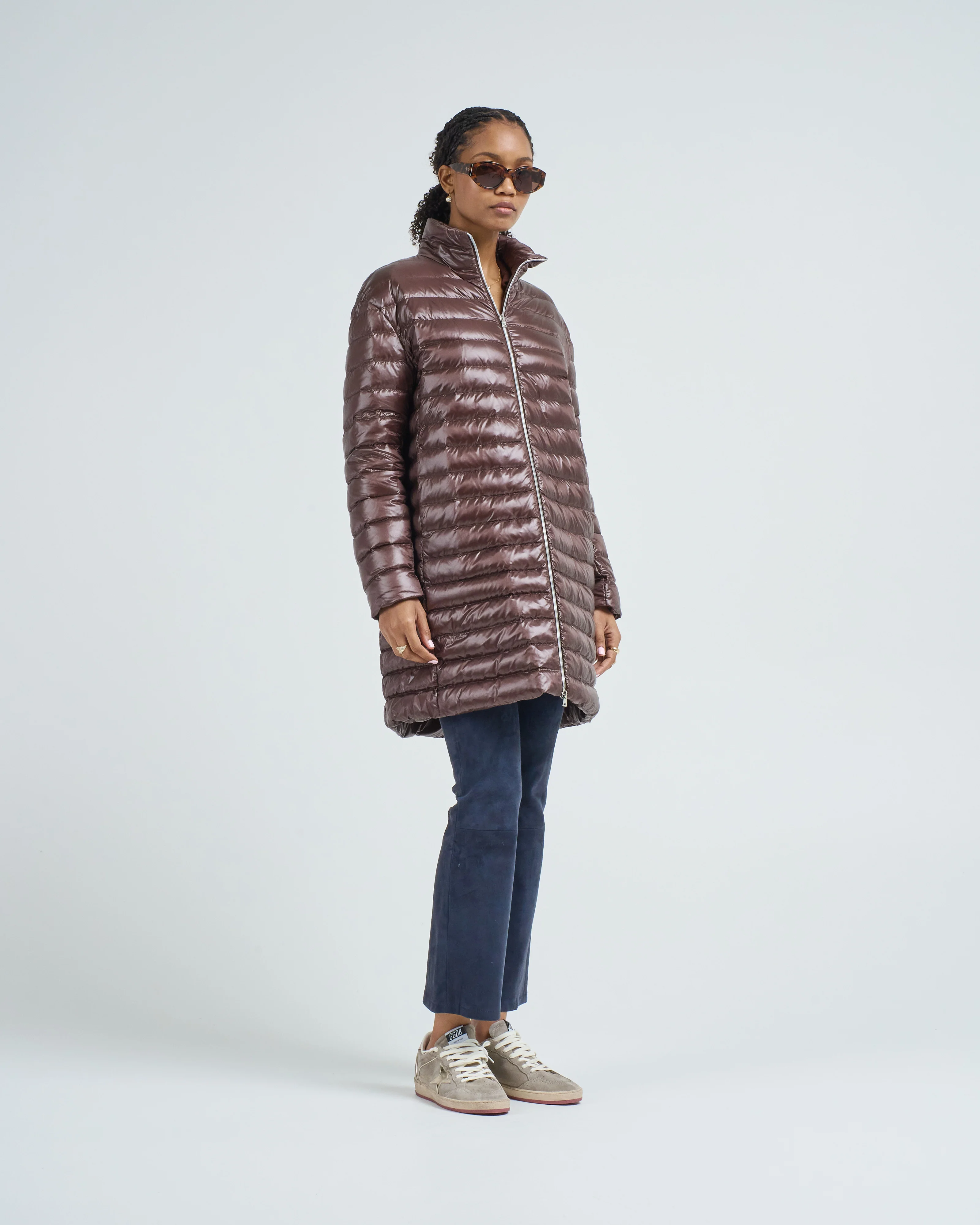 felted wool and nylon ultralight 3 in 1 coat - Image 5