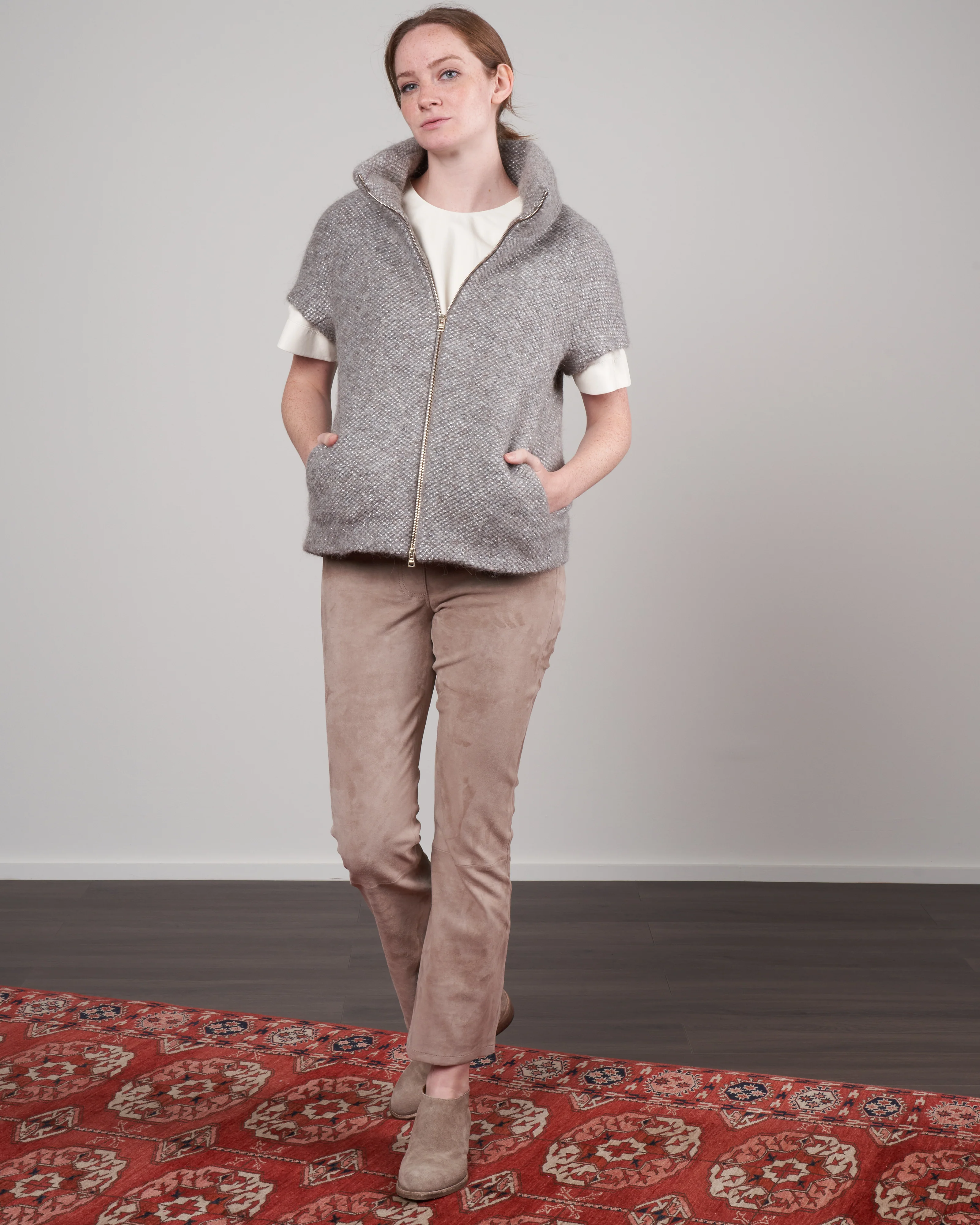 lurex animal friendly wool topper - grigio perla 9410 - Image 2