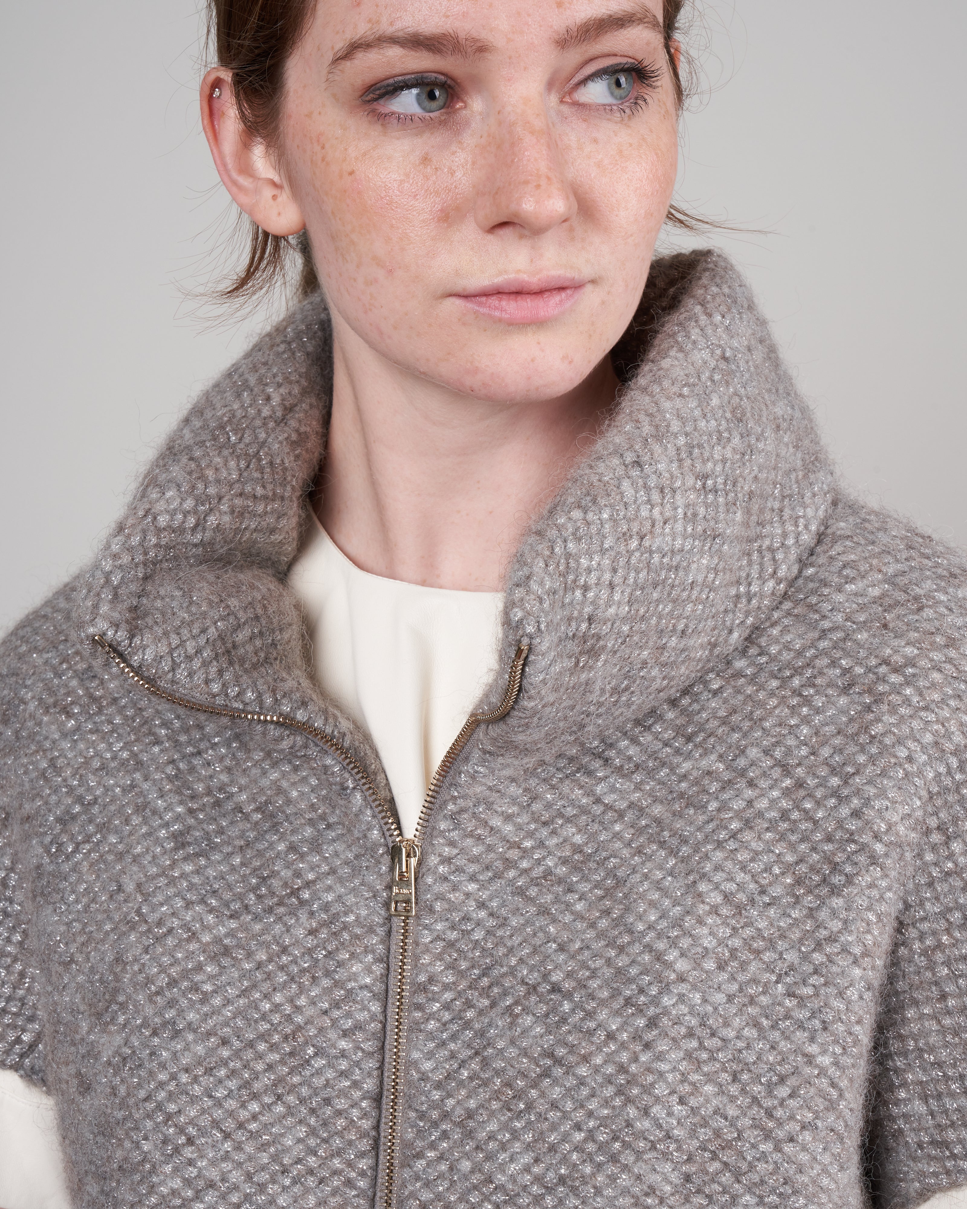 lurex animal friendly wool topper - grigio perla 9410 - Image 5