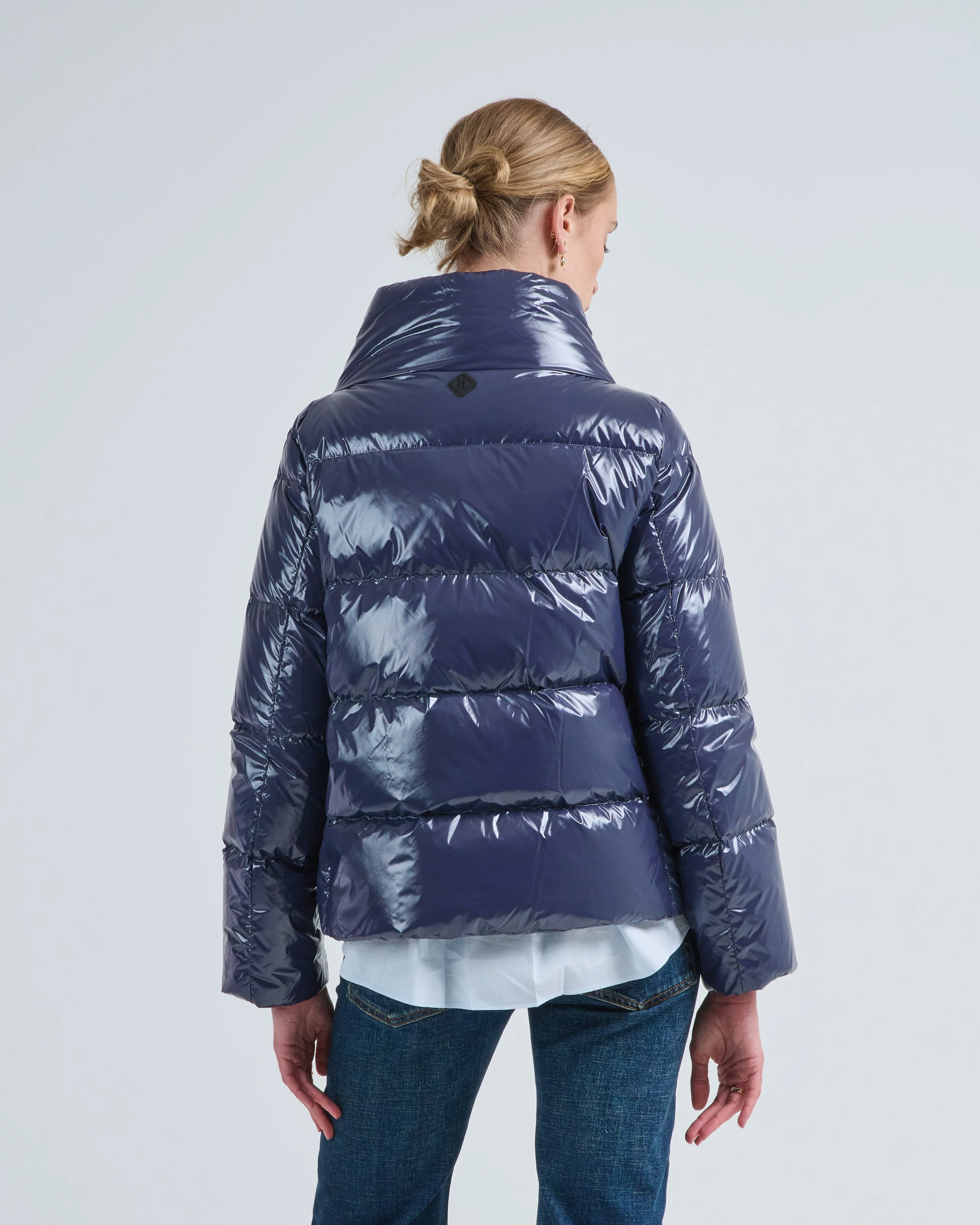 gloss zipper jacket - Image 4