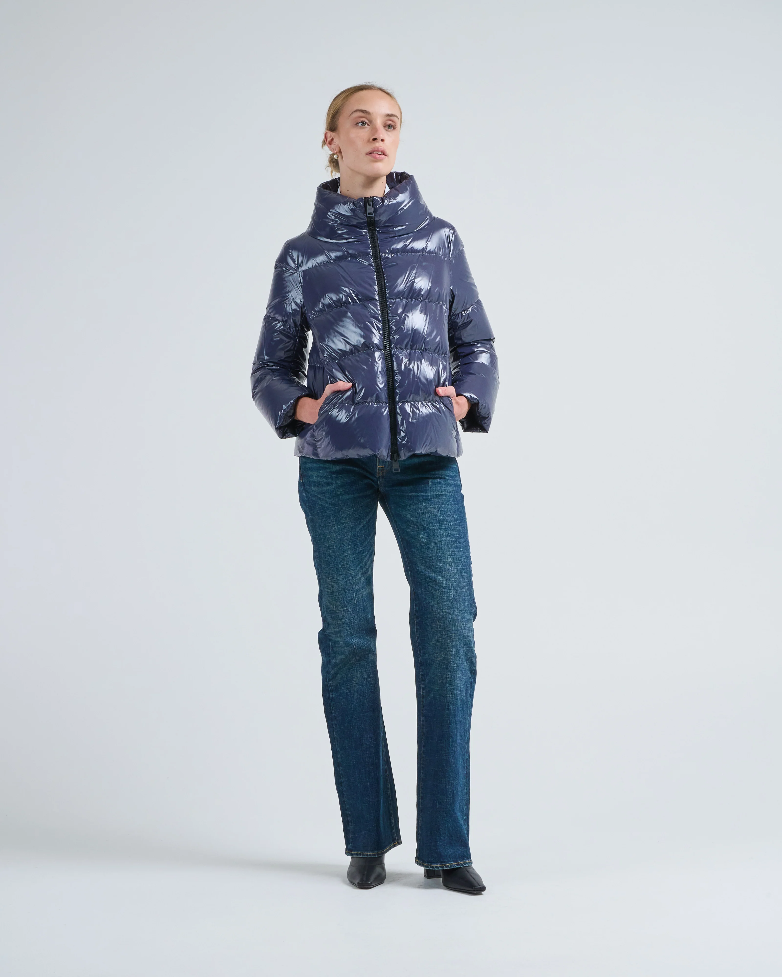 gloss zipper jacket - Image 5