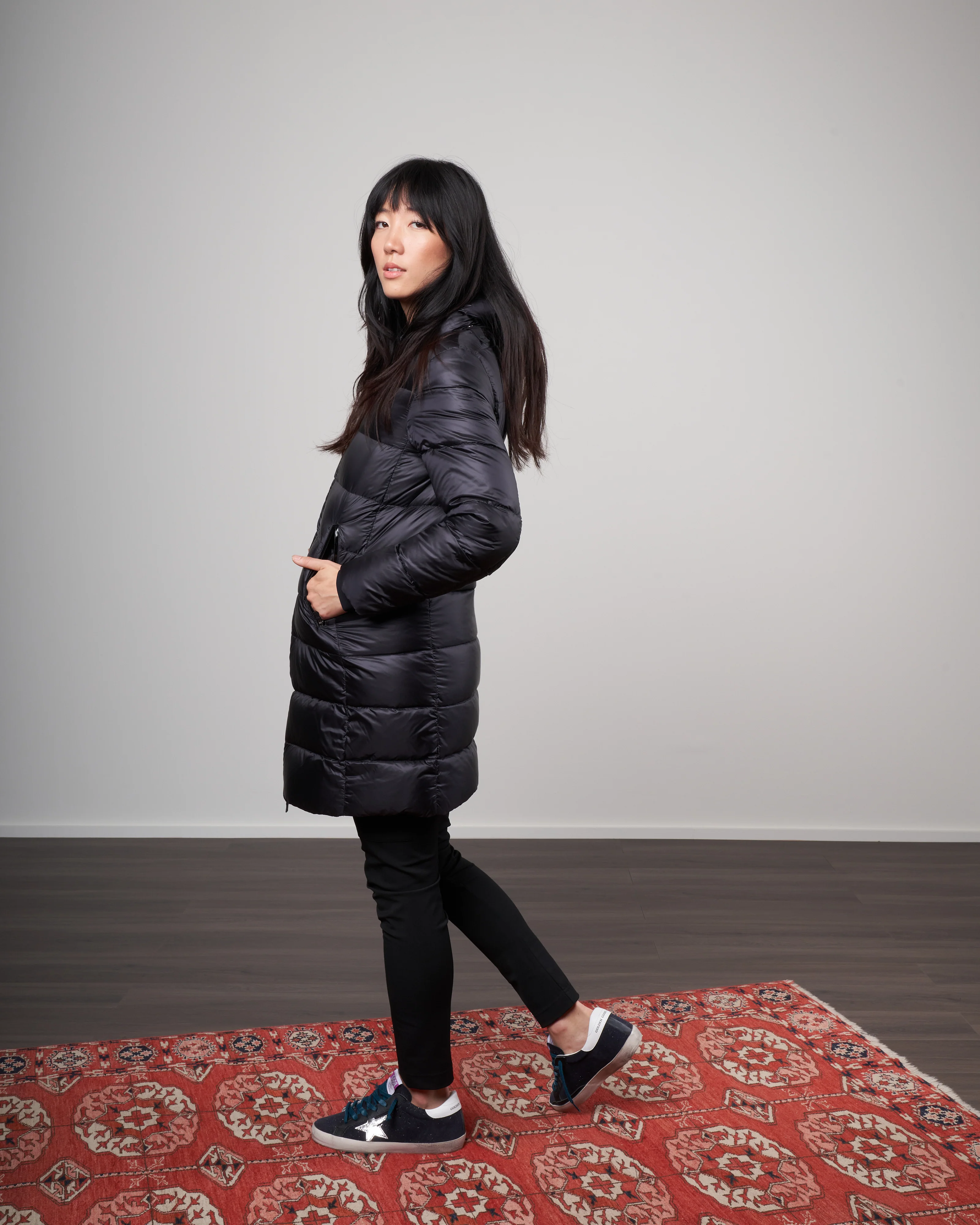 goretex® hooded 2-in-1 raincoat - nero 9300 - Image 9