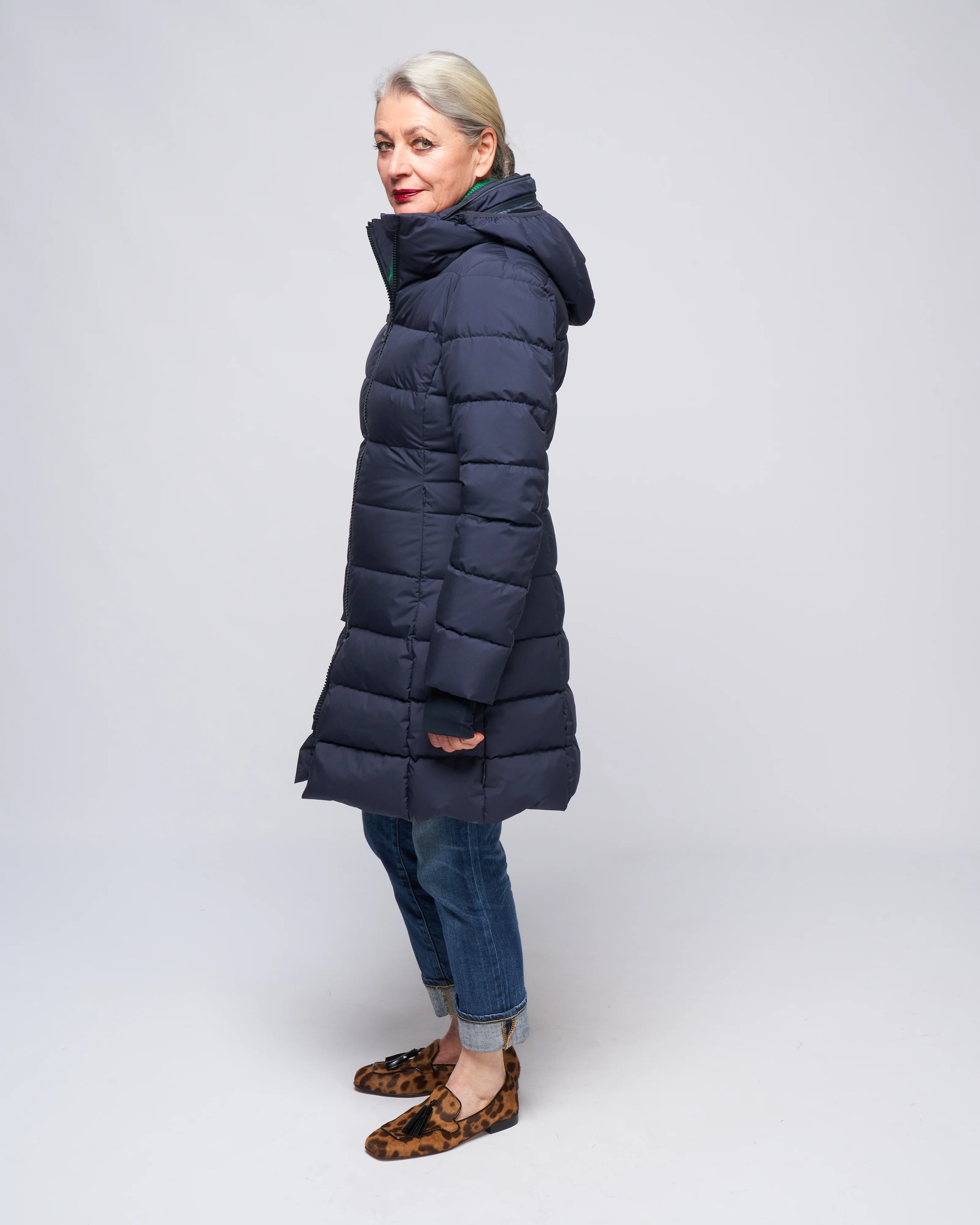 gortex windstopper fit & flare - blu navy - Image 2