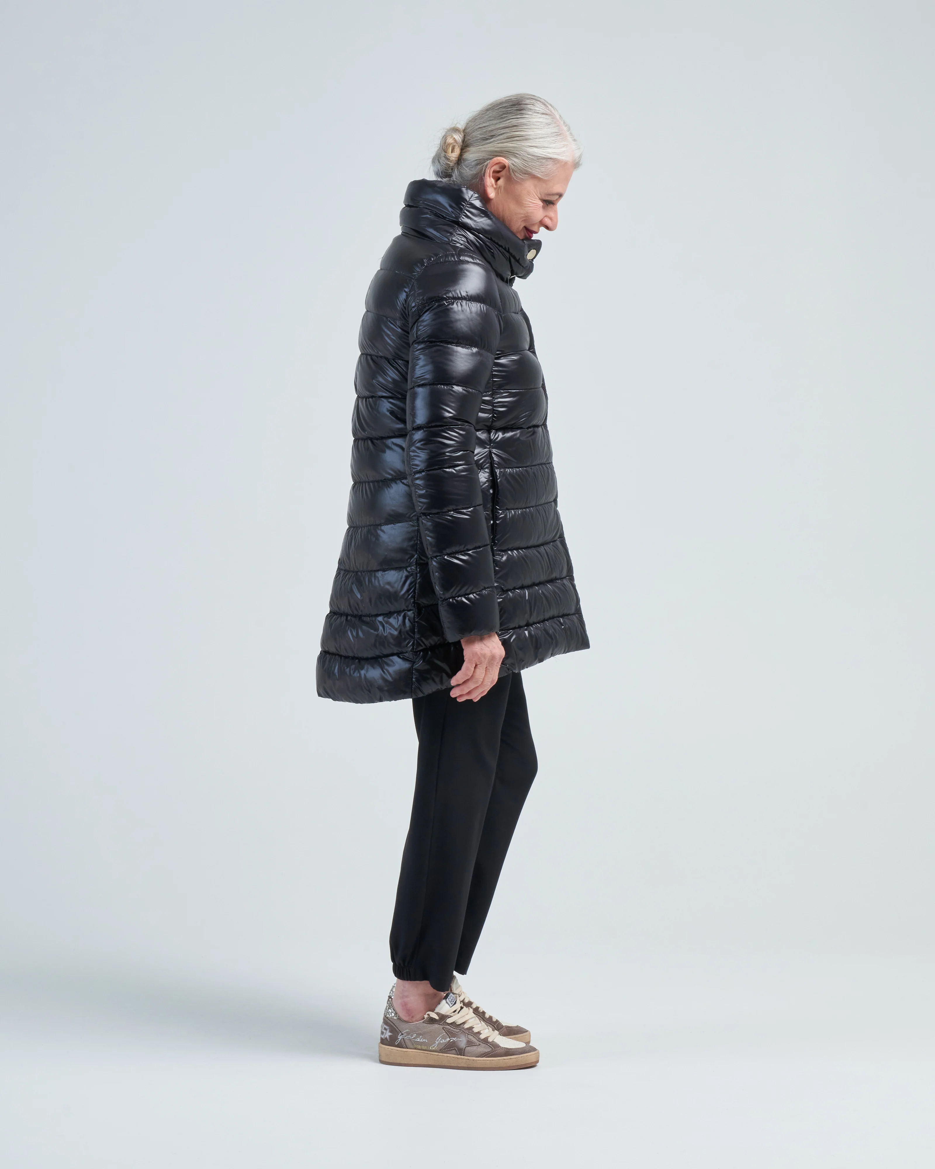 iconico amelia nylon ultralight a-line hi-lo - Image 3