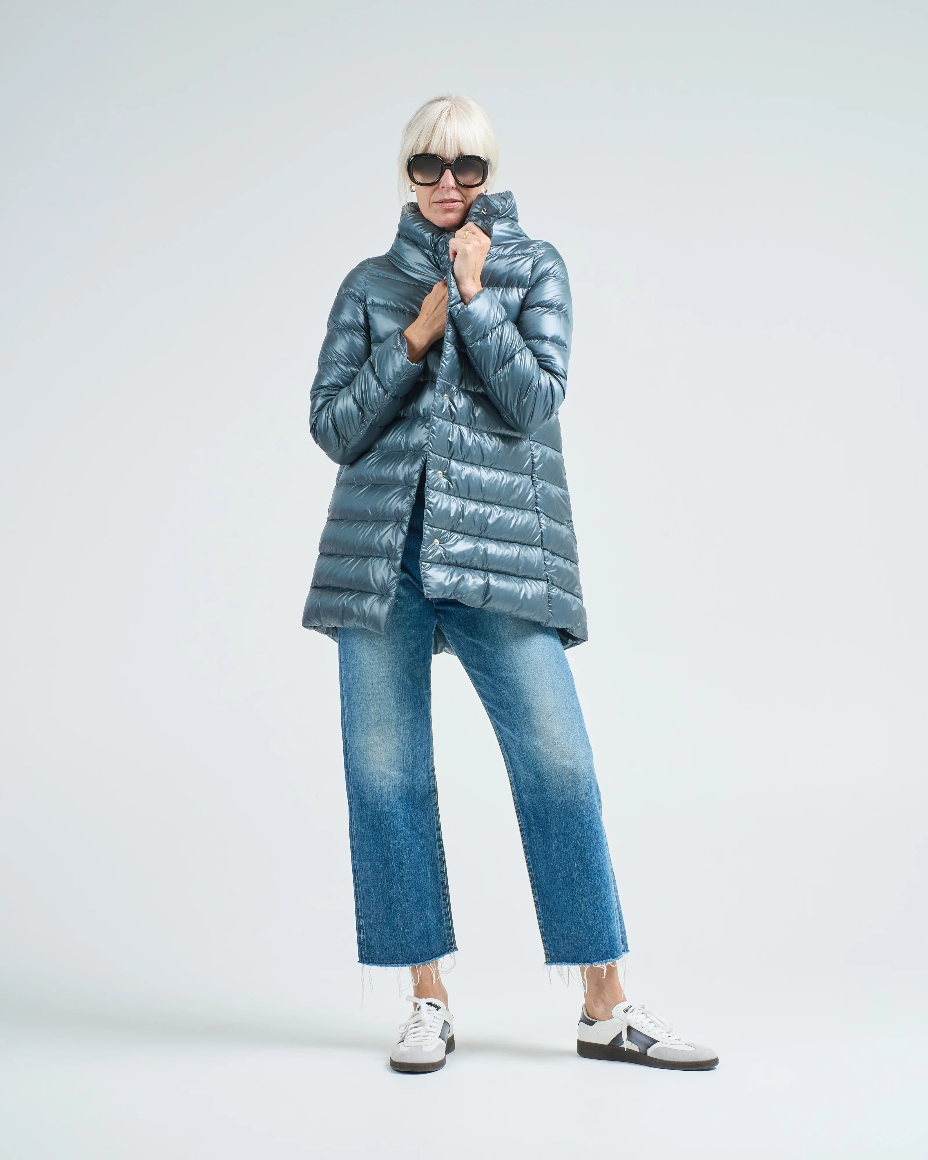 iconico amelia nylon ultralight a-line hi-lo - Image 3