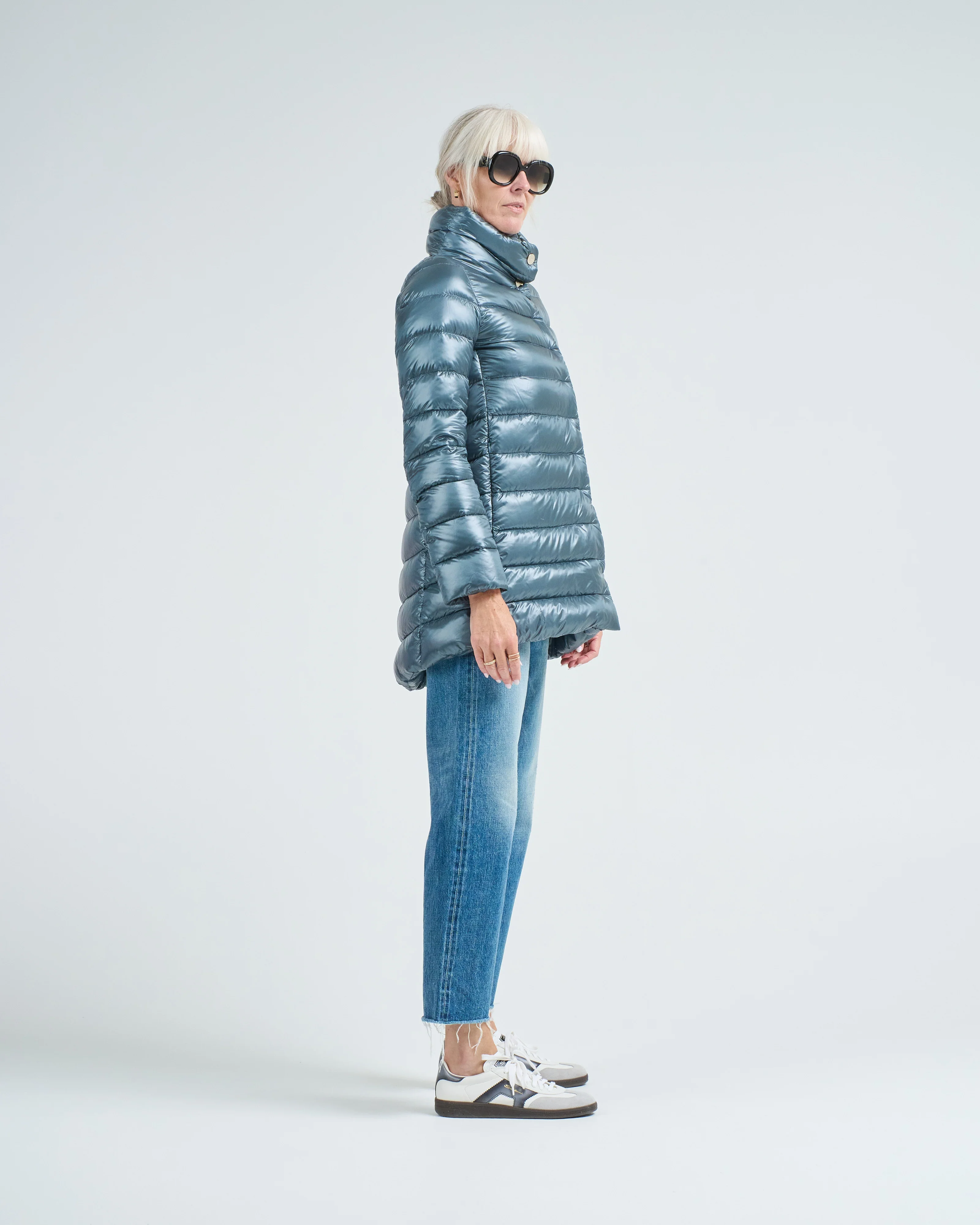 iconico amelia nylon ultralight a-line hi-lo - Image 4