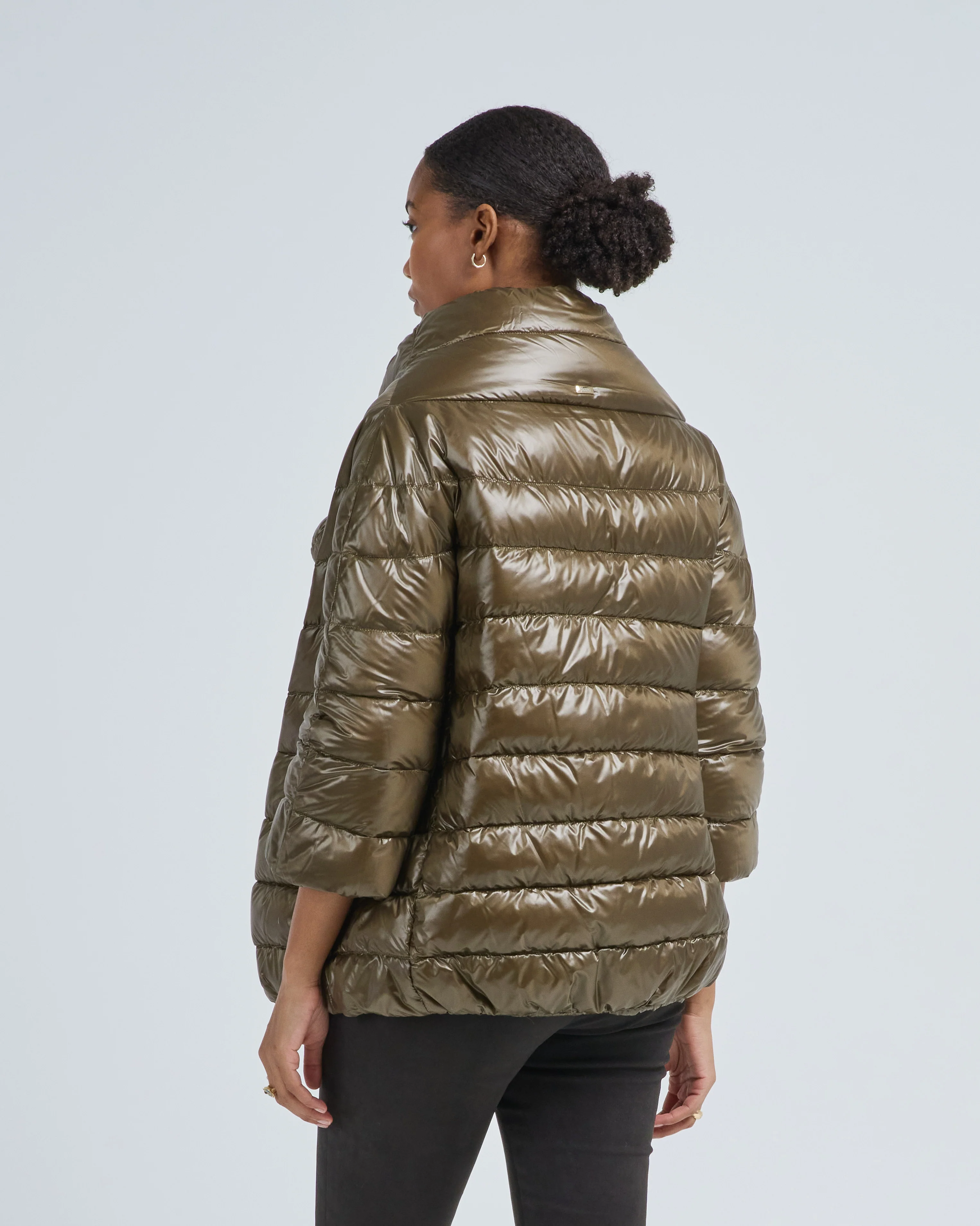iconico aminta 3/4 slv cocoon coat - Image 3