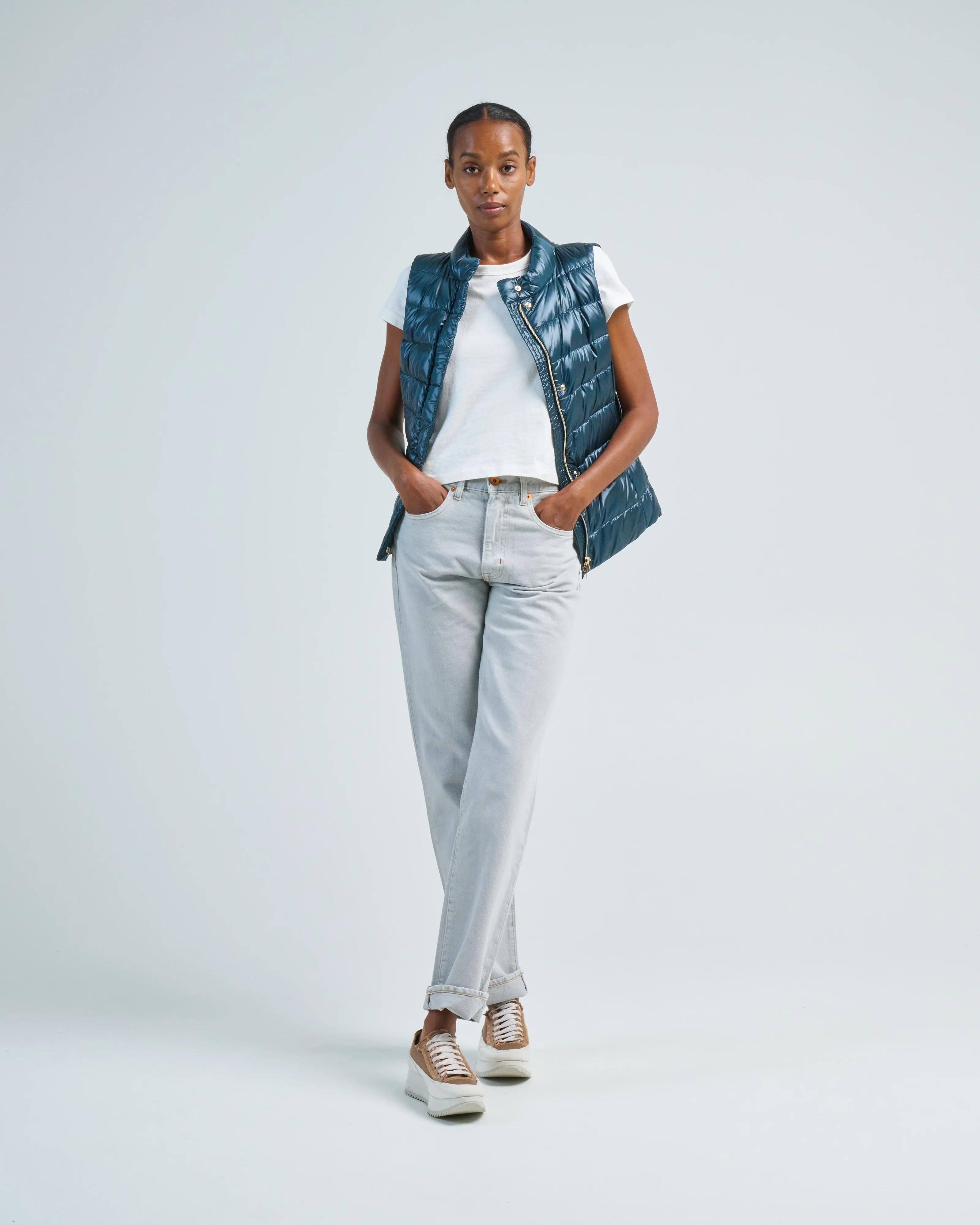 iconico giulia nylon ultralight short vest - Image 2