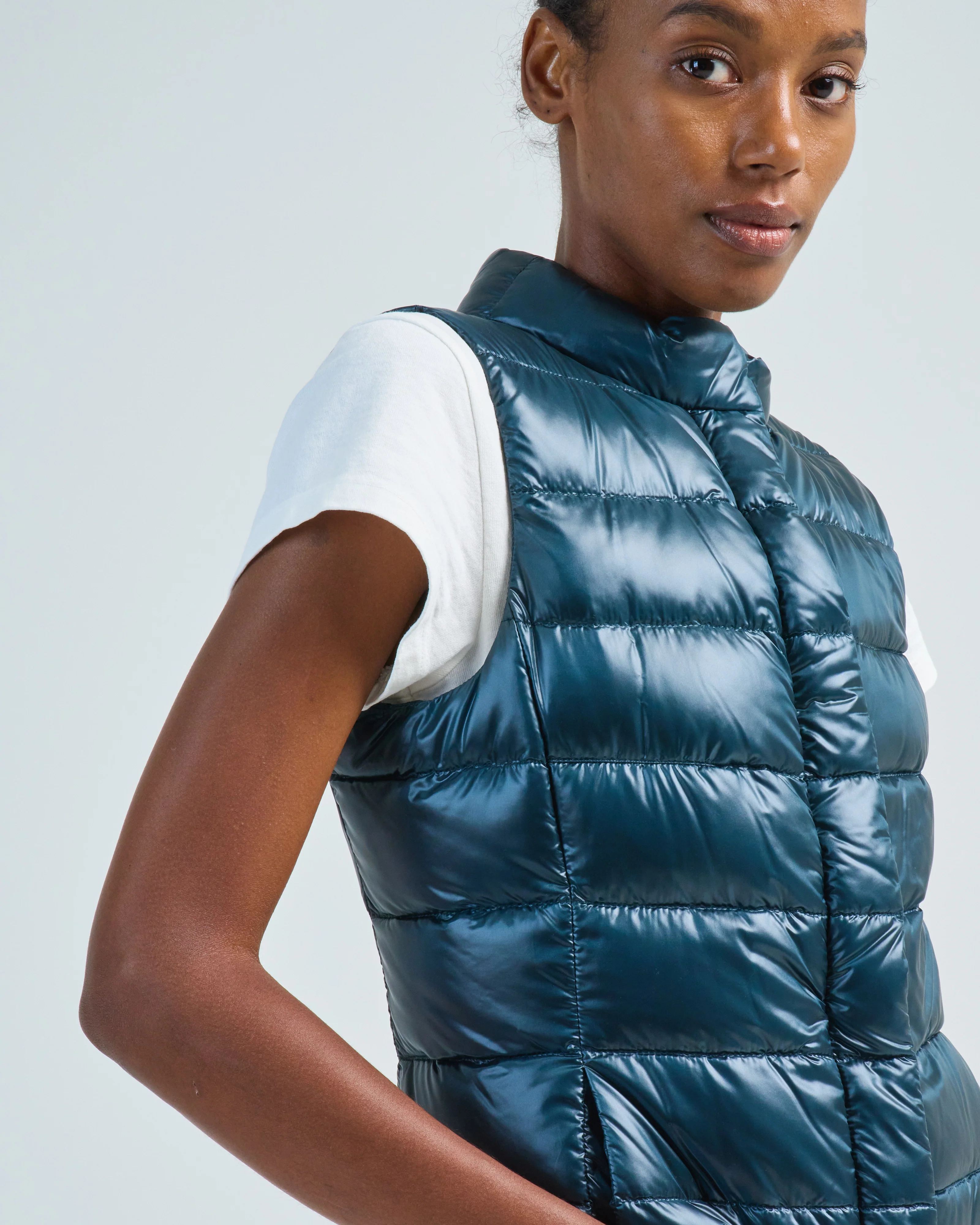 iconico giulia nylon ultralight short vest - Image 5