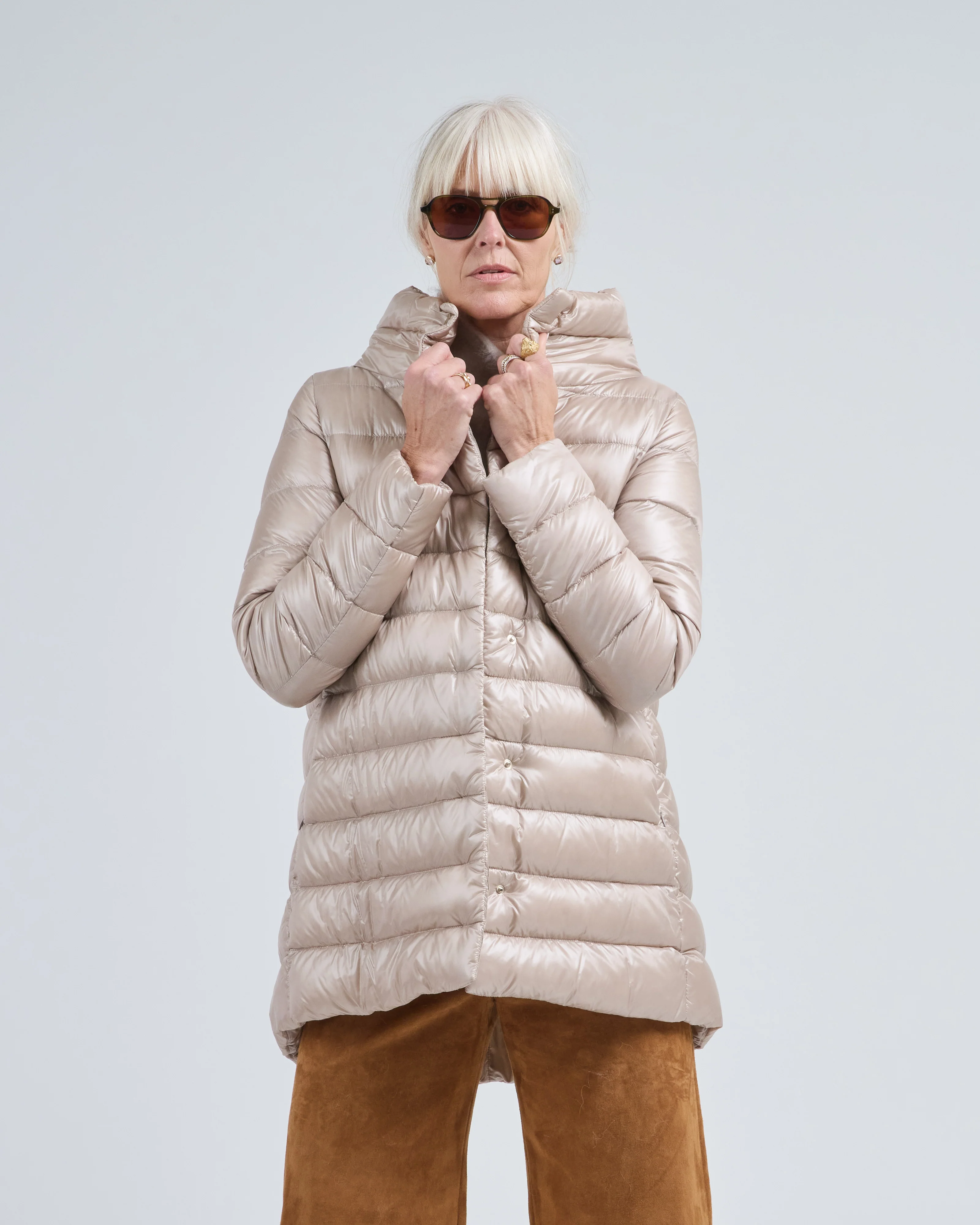 iconico amelia nylon ultralight a-line hi-lo - Image 2